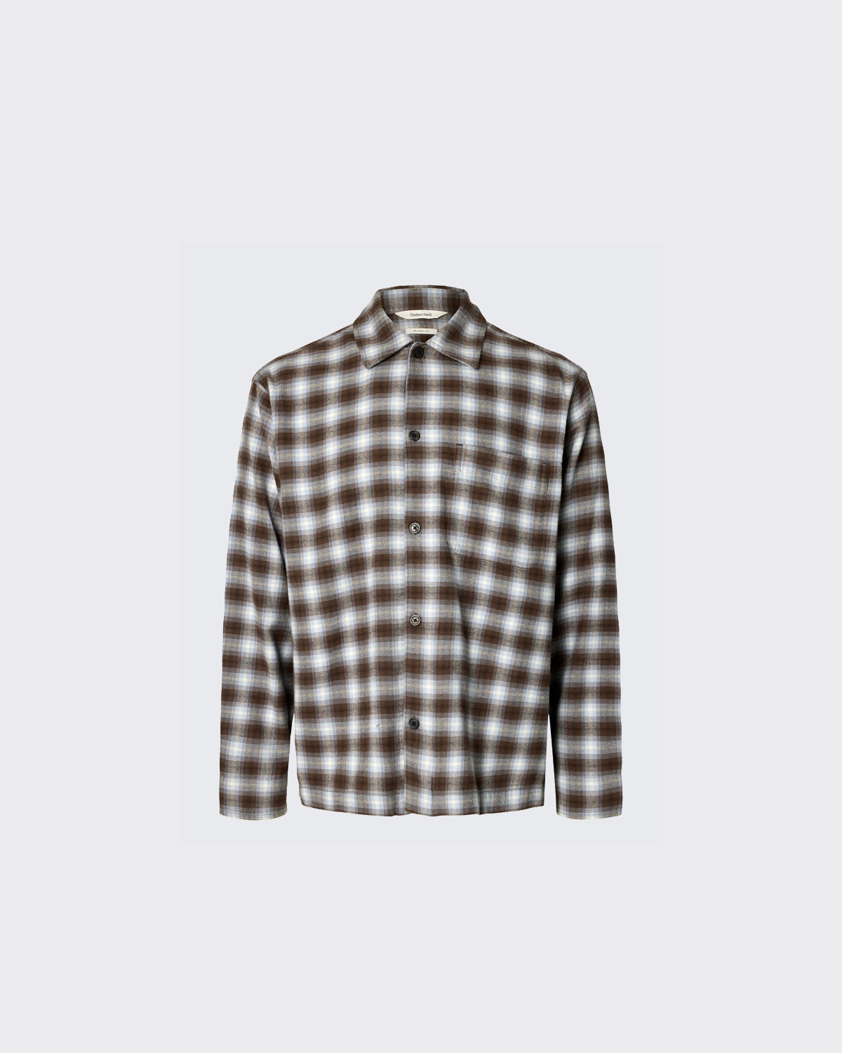Camicia Noah Brush Twist Brown