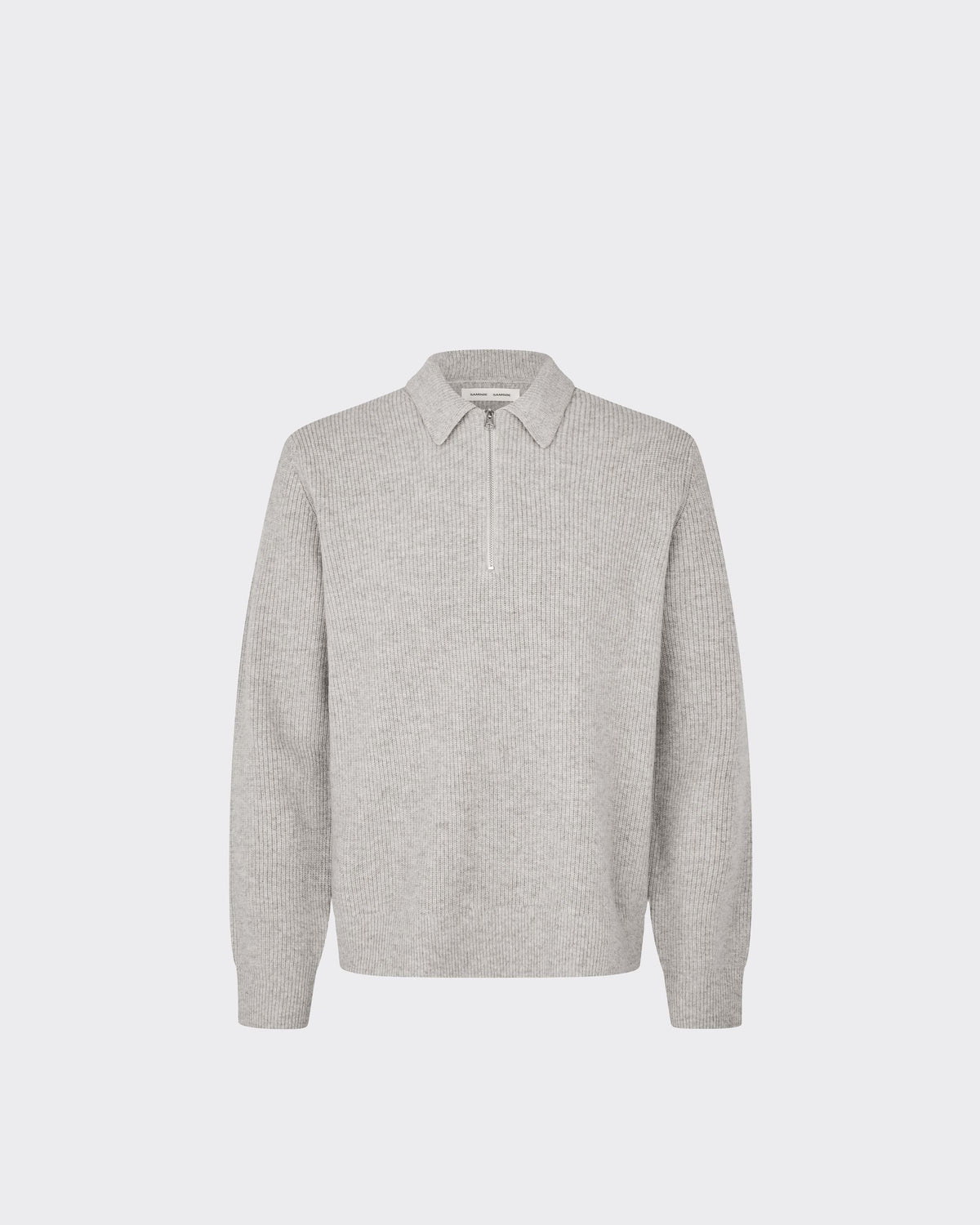 Polo Saisaks Half Zip Grey Melange