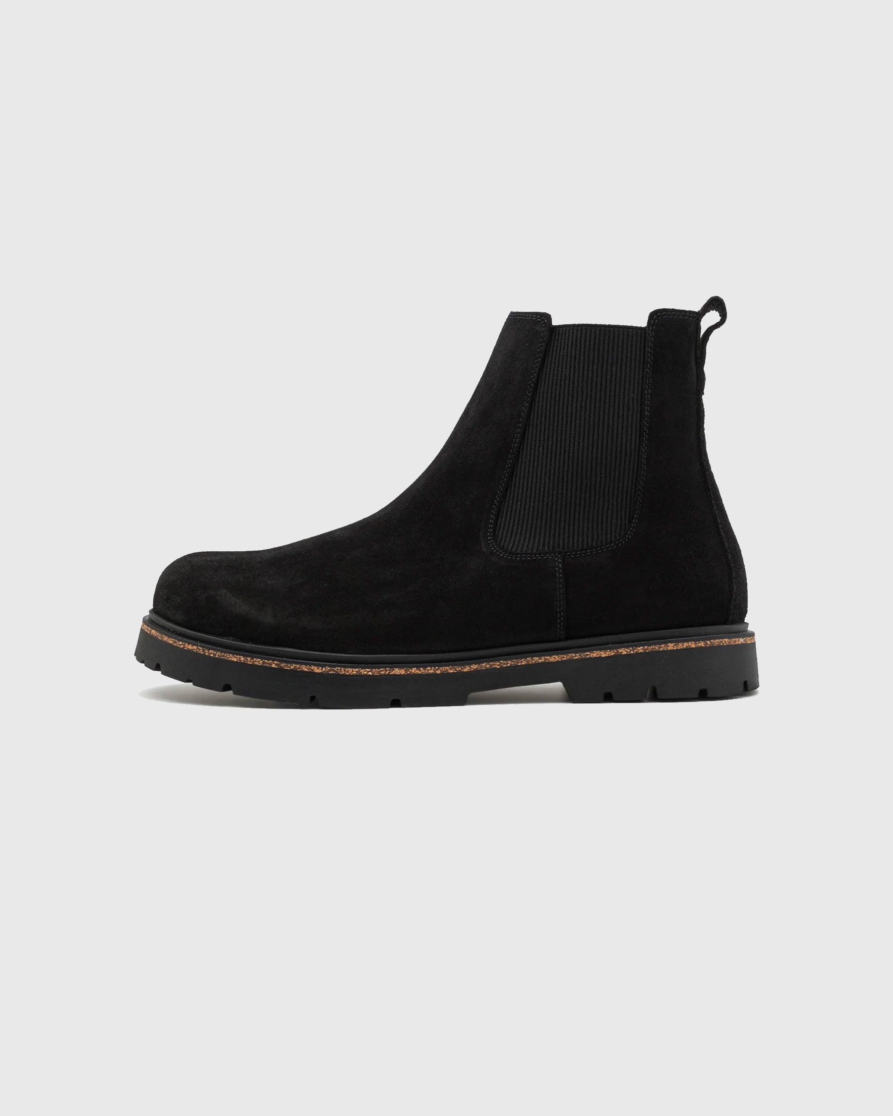 Stivale Highwood Slip On Suede Leather Nero