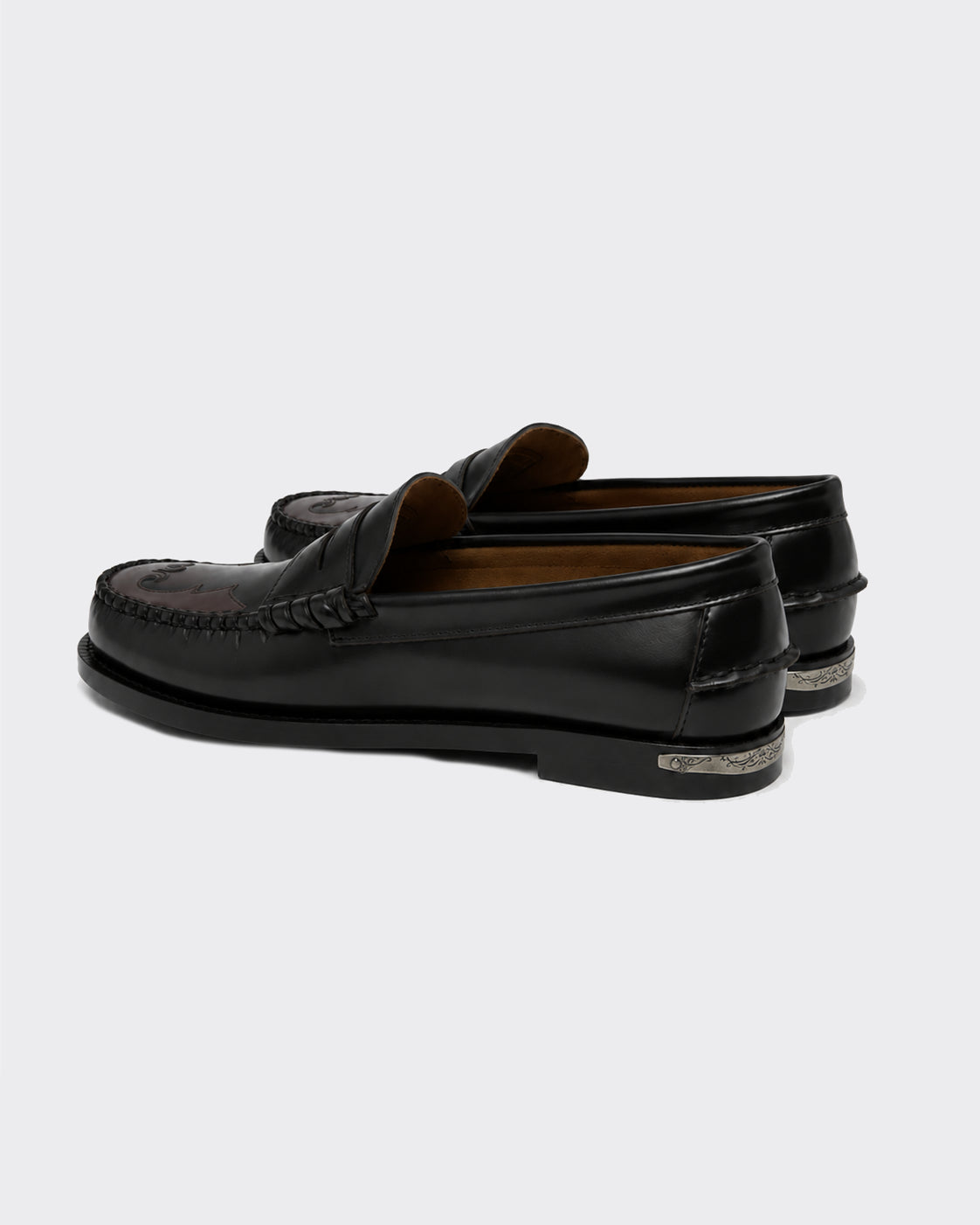 Mocassino Dan Scarabeo Nero/Burgundy