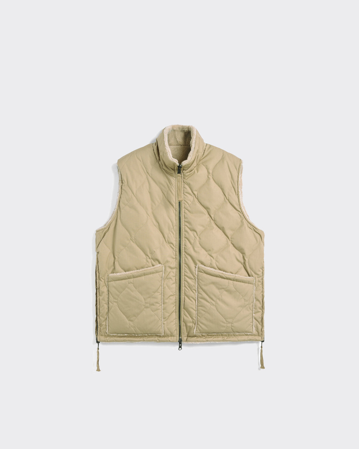 Vest Military Reversible Military Hi-Neck Down Coyote/Beige