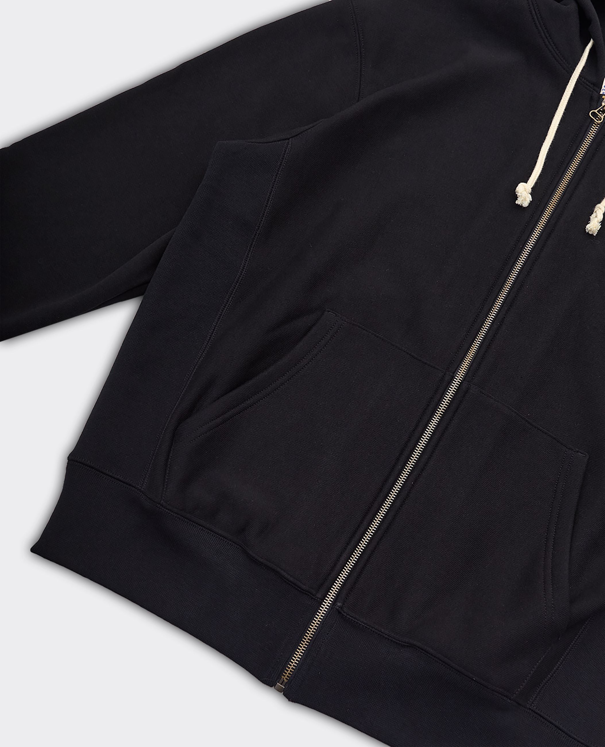 Full Zip Hoodie Black