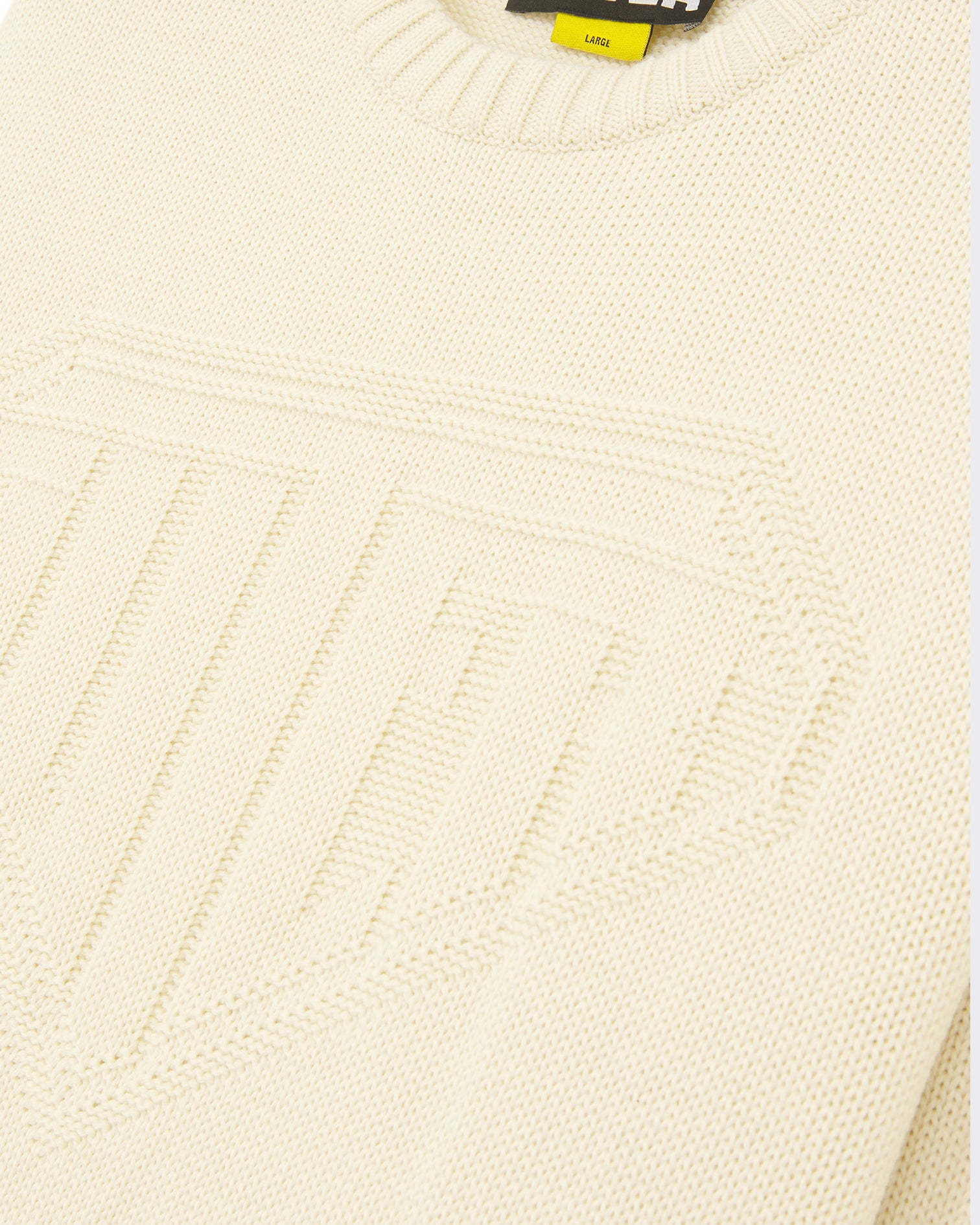 Maglione Knit Links Logo Avorio