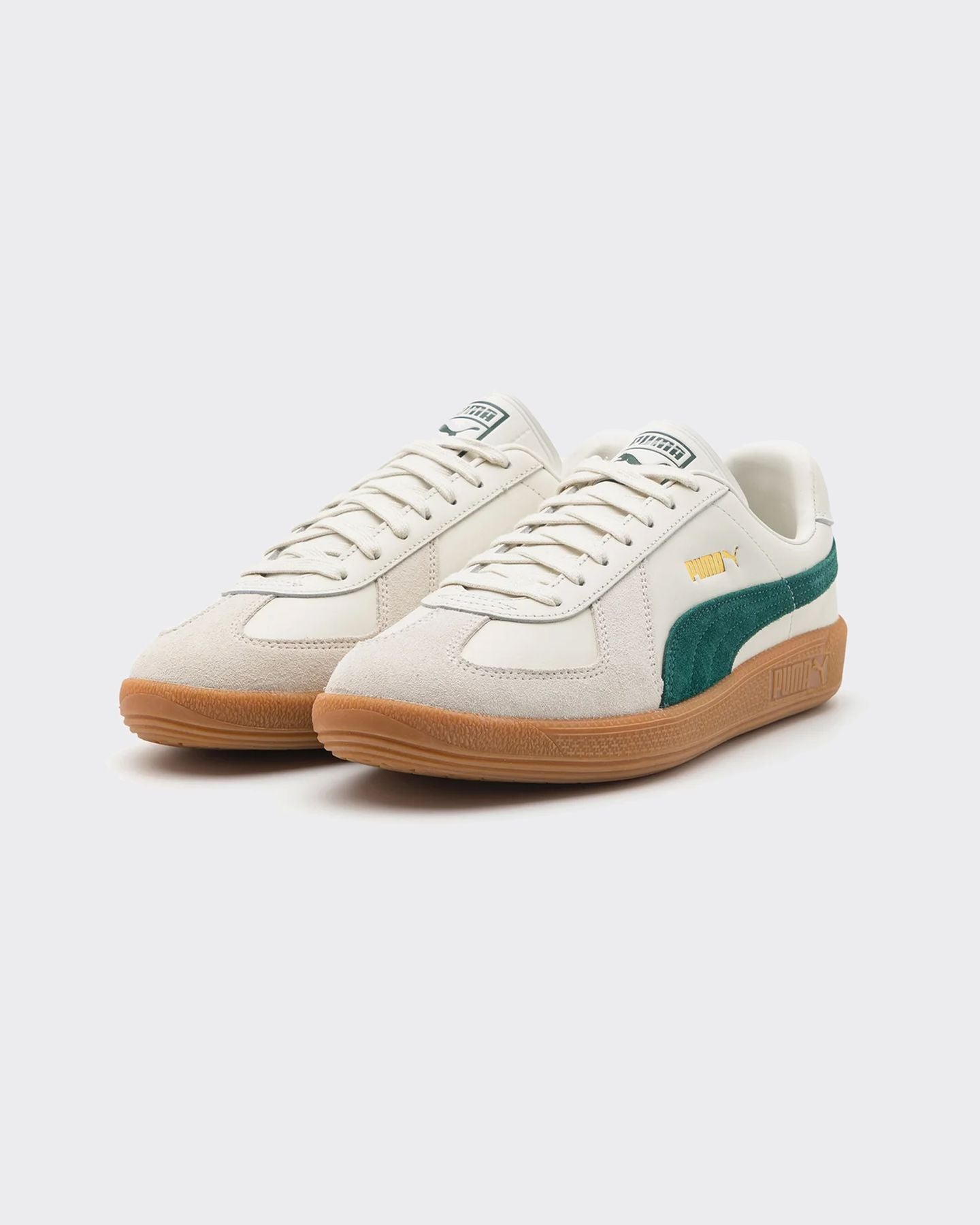 Sneakers Army Trainer Warm White Dark Myrtle