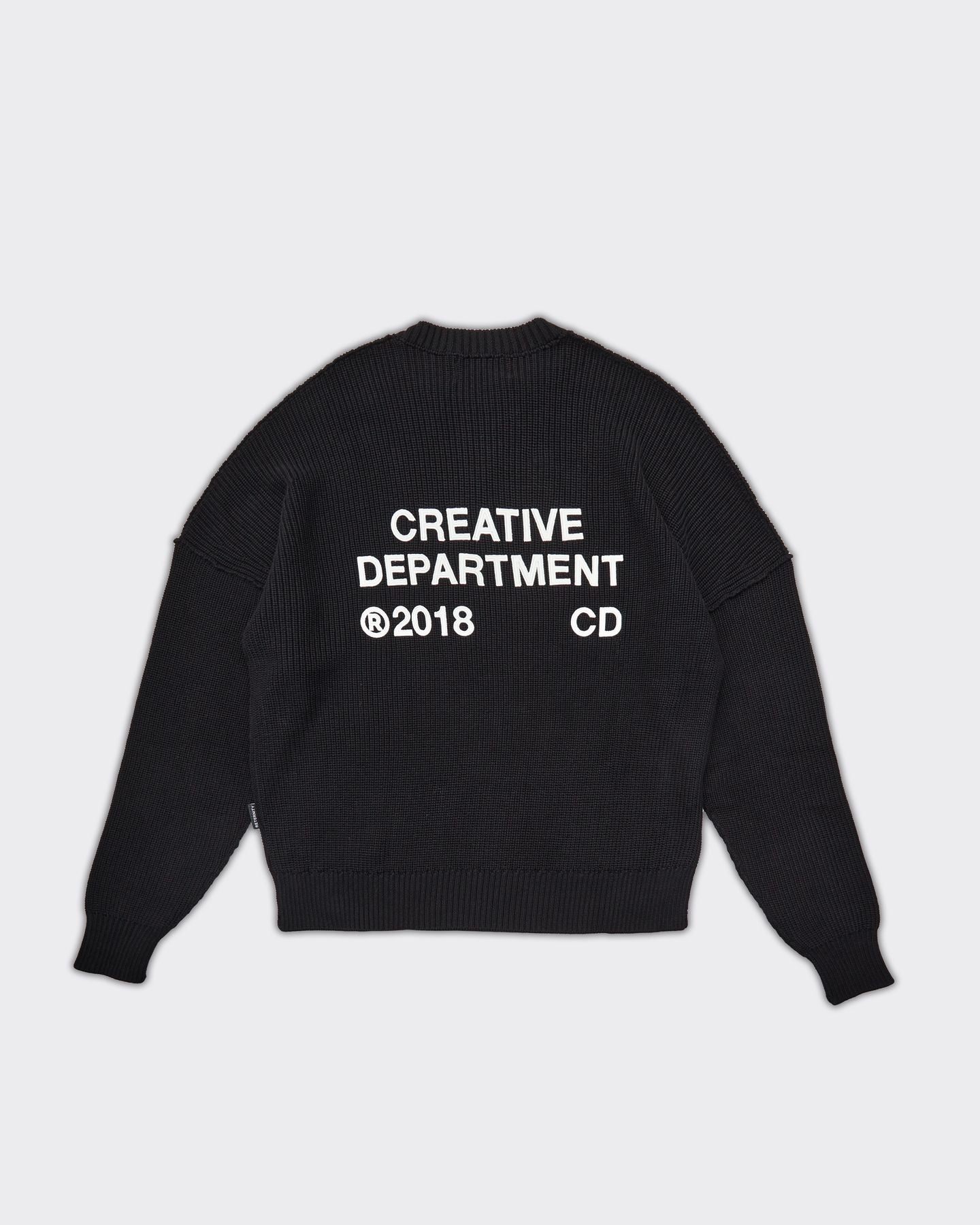 DPT CREATIVE KNIT JUMPER BLACK