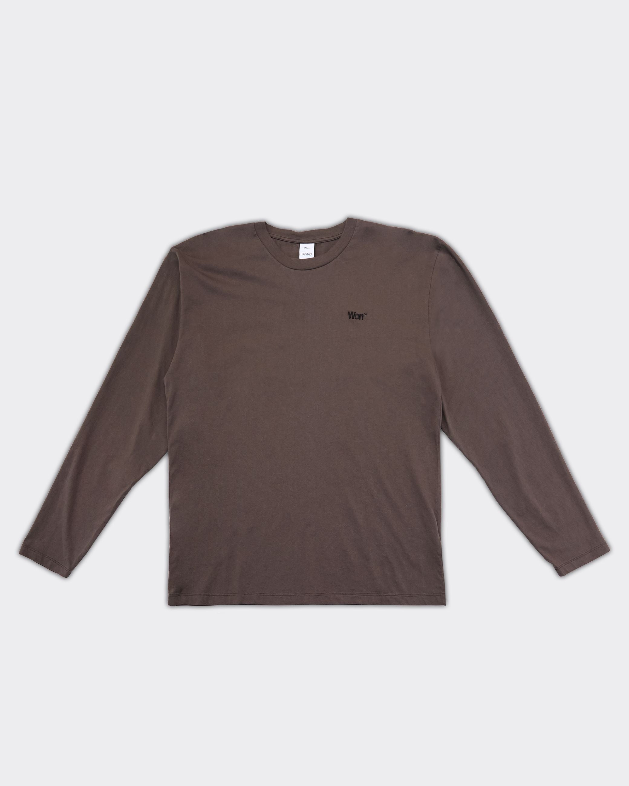 Longsleeve The Staff Tee Embroidery Black Olive