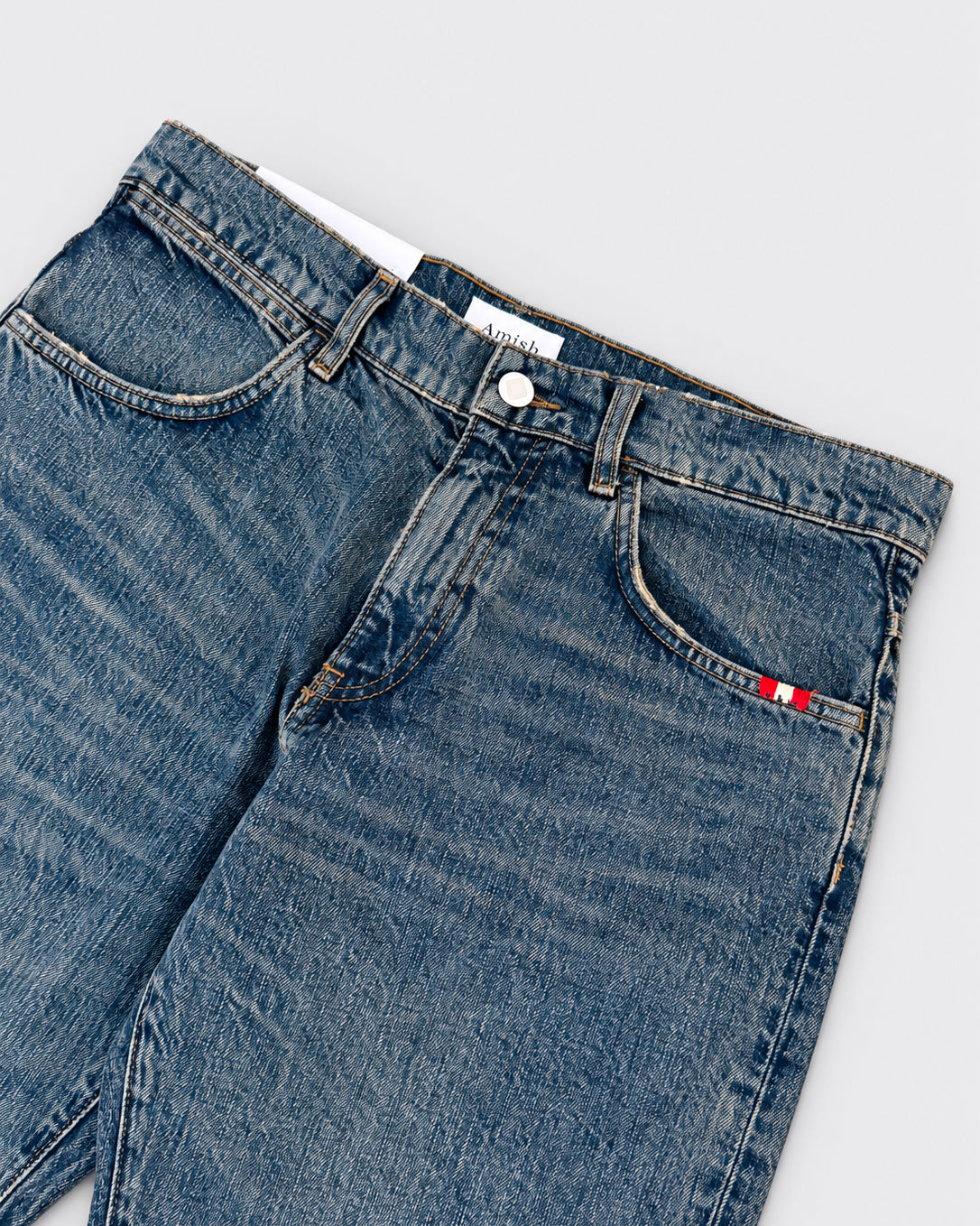 Jeans James Denim Overfloor Red Denim Medium Blu