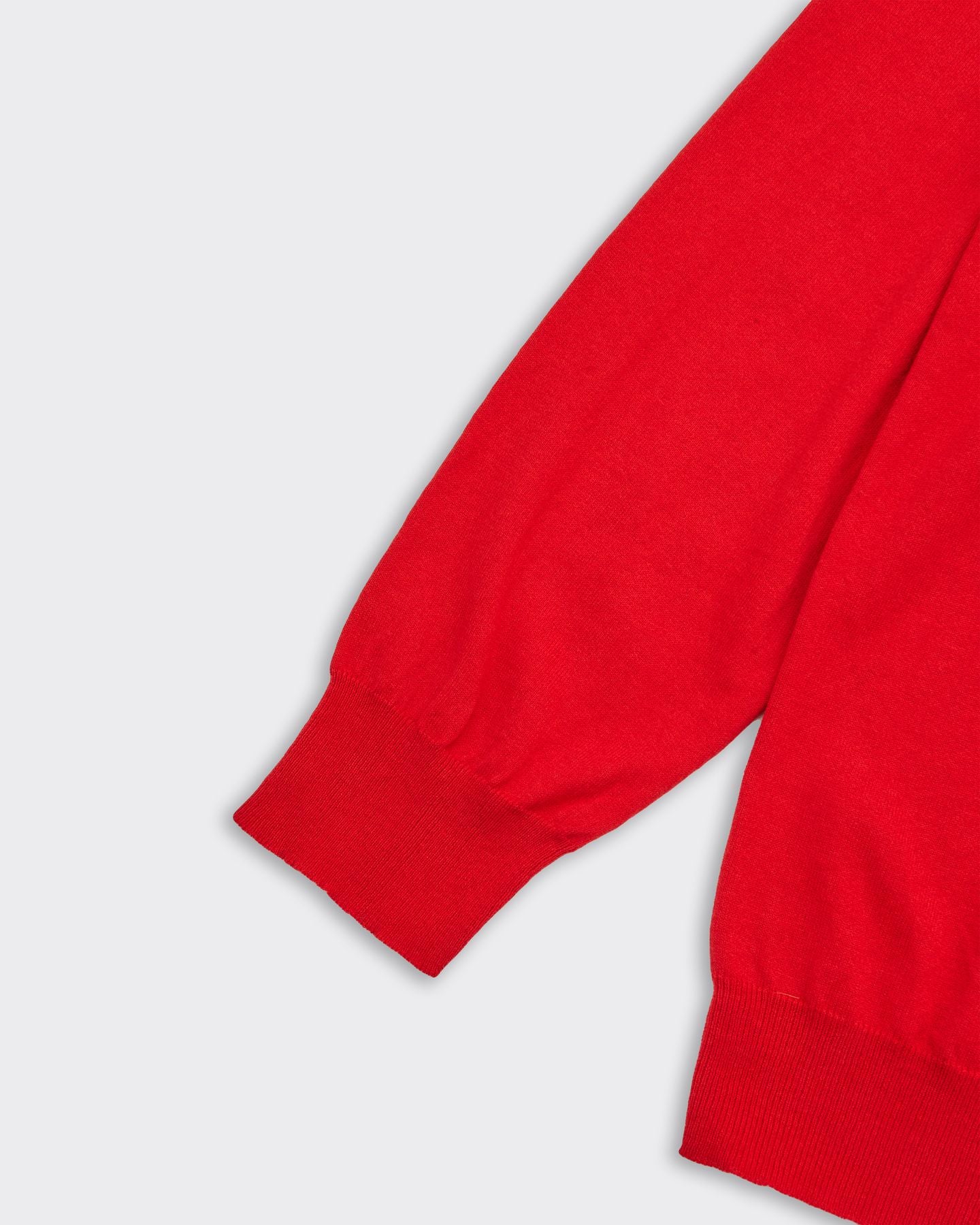 Red Cotton Sweater