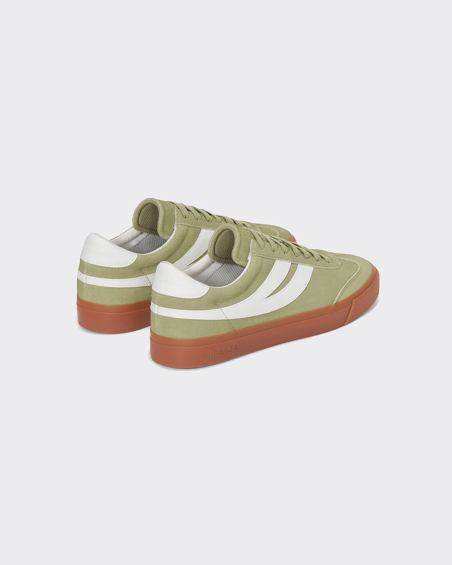 4834 CLUB S SWALLOW SUEDE SNEAKERS GREEN SAGE/GUM