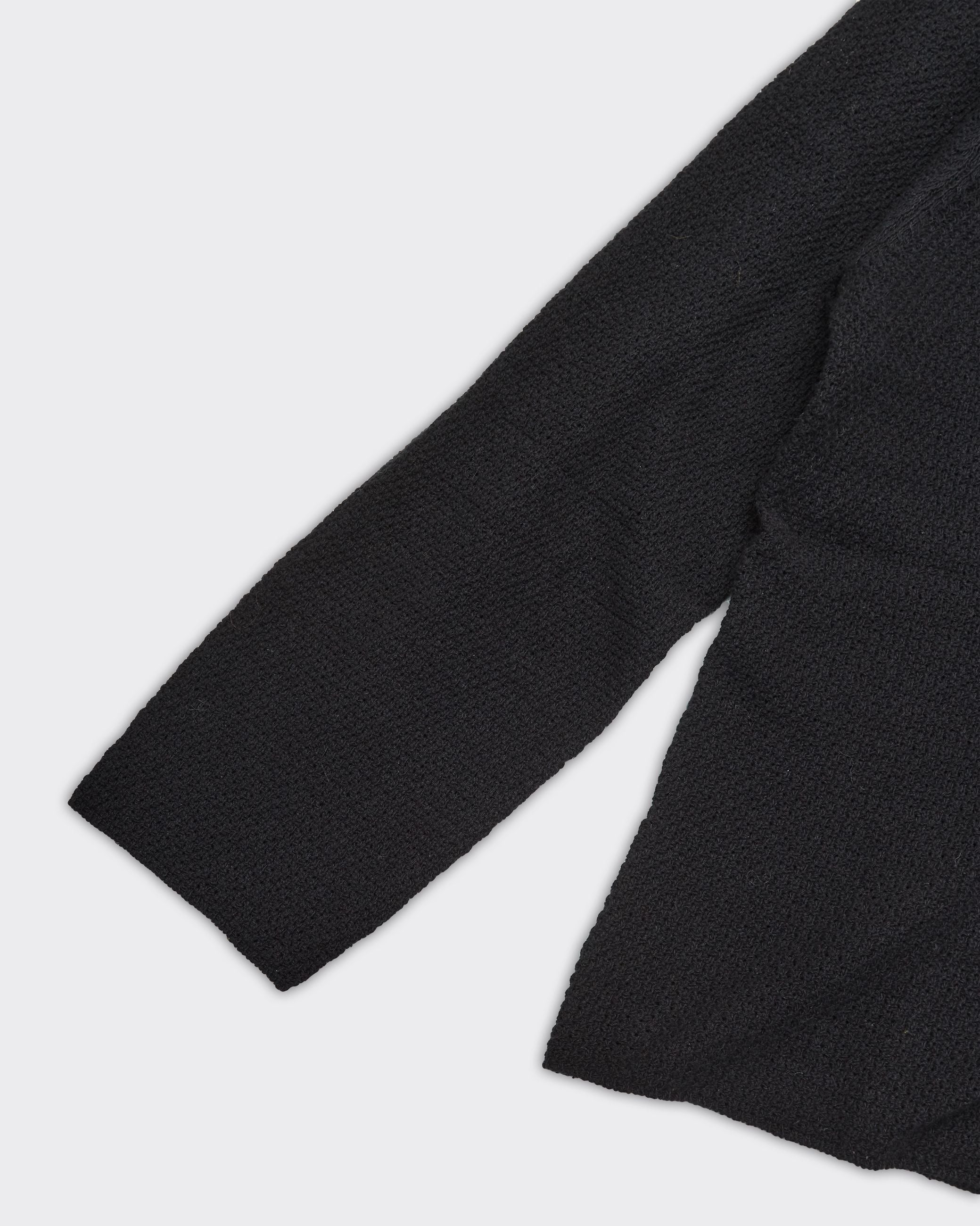 Cardigan Knit Zip Mazar Nero