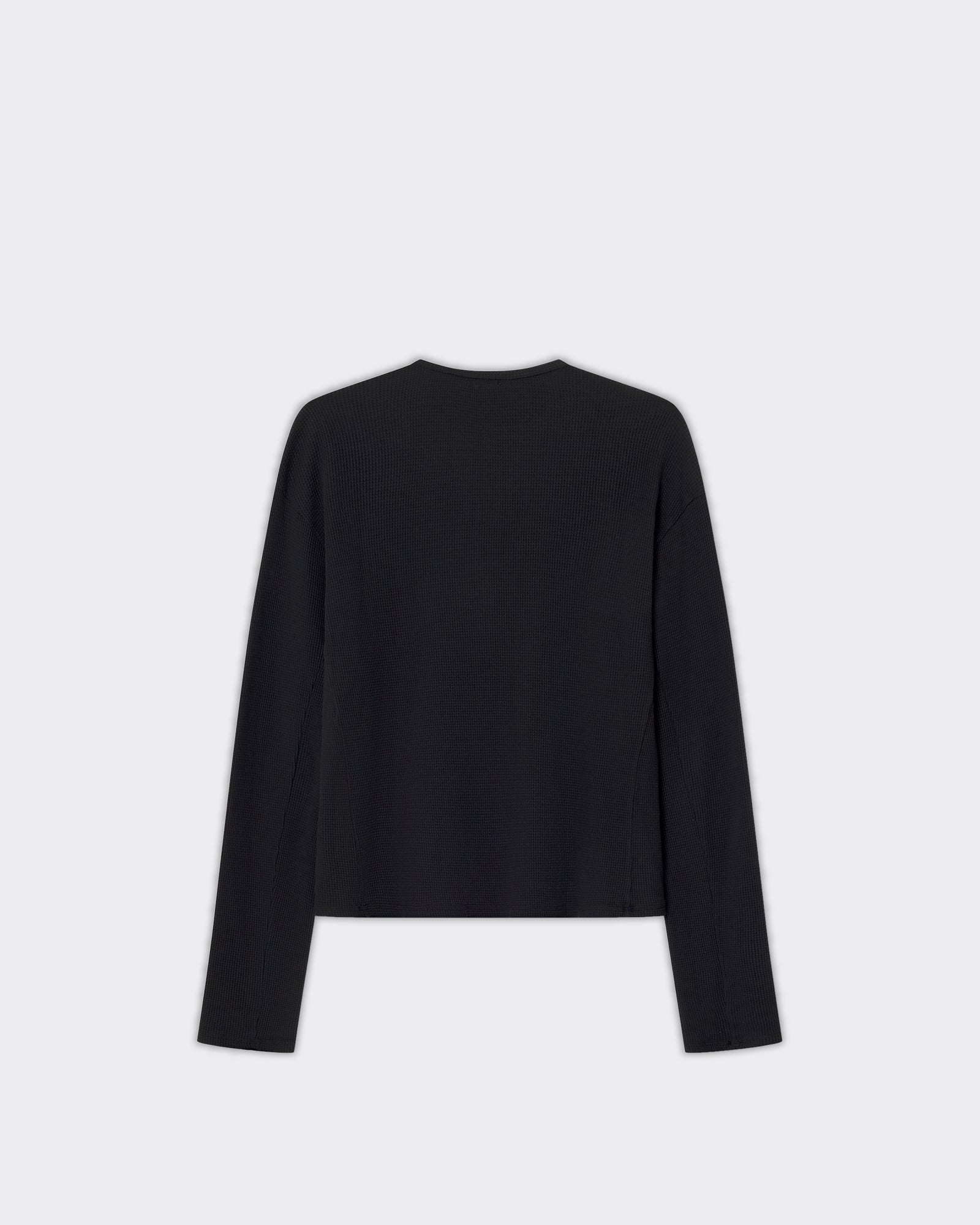 Longsleeve Lis Henley Nera