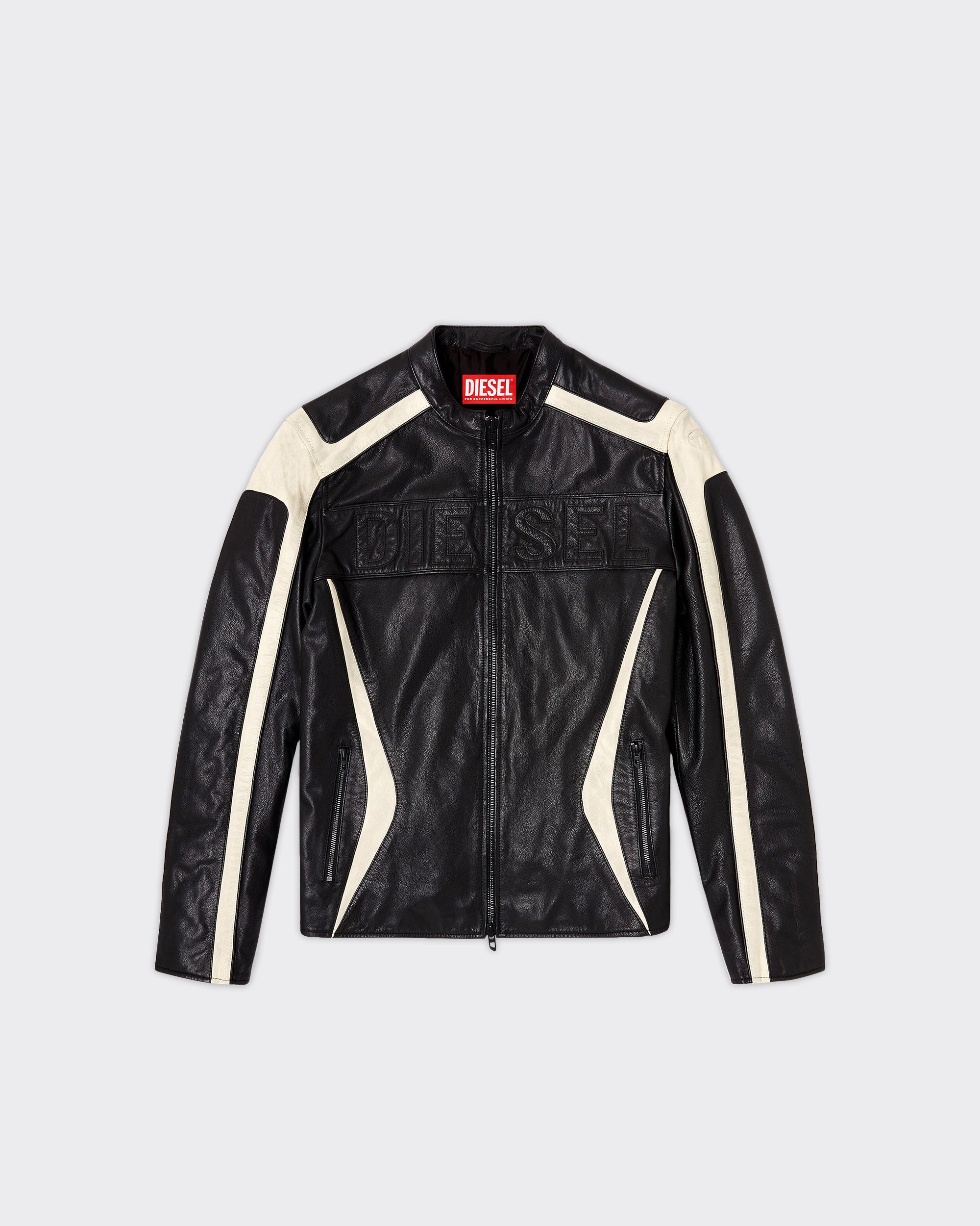 Giacca Biker Leather L-Adam Nera