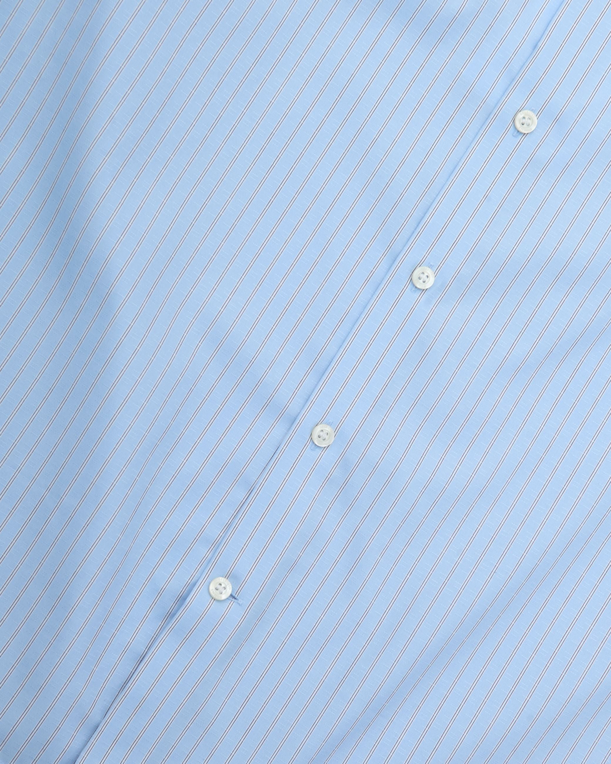 Camicia Ben Stripes Cashmere Blue