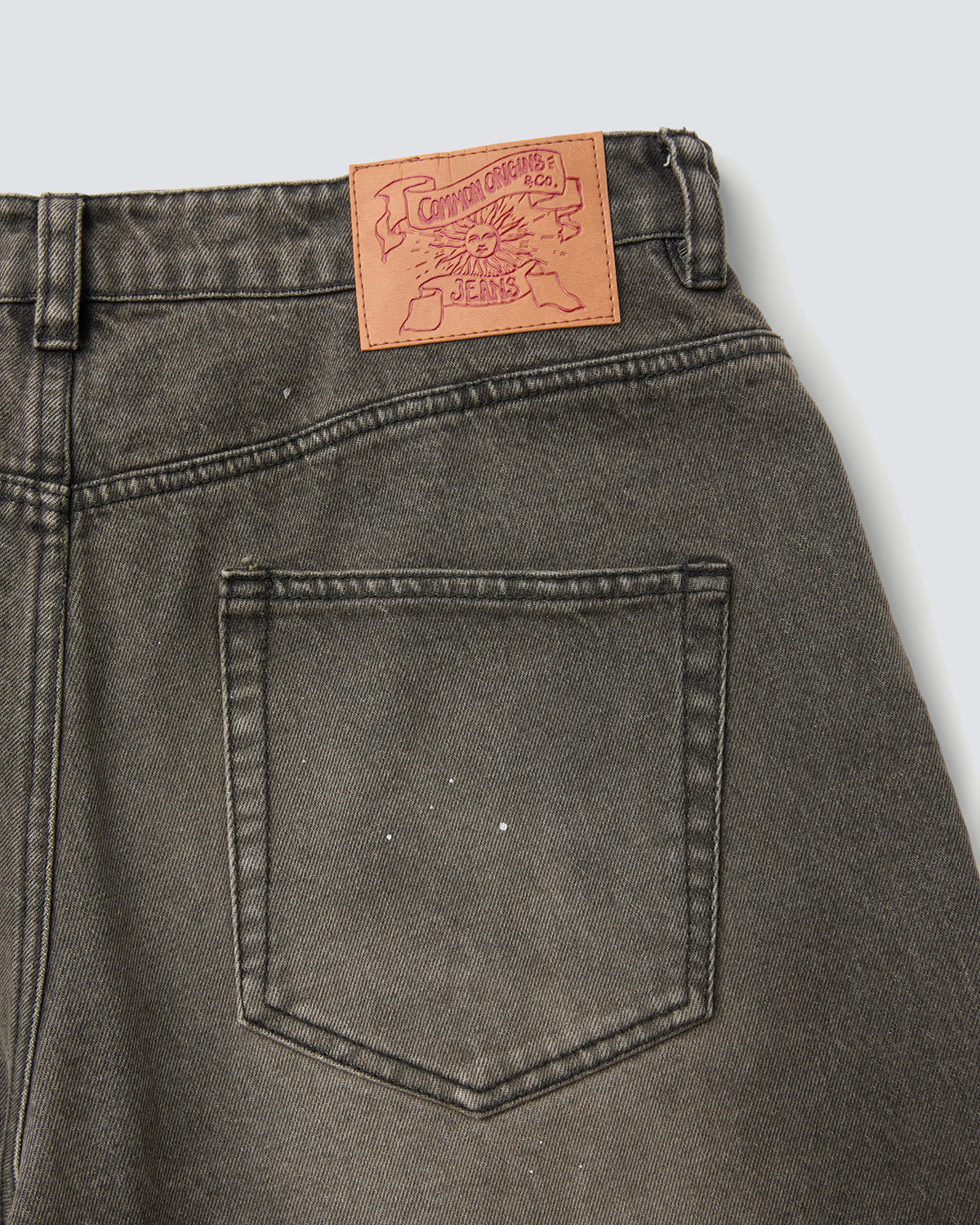 Jeans Back Side Washed Brown