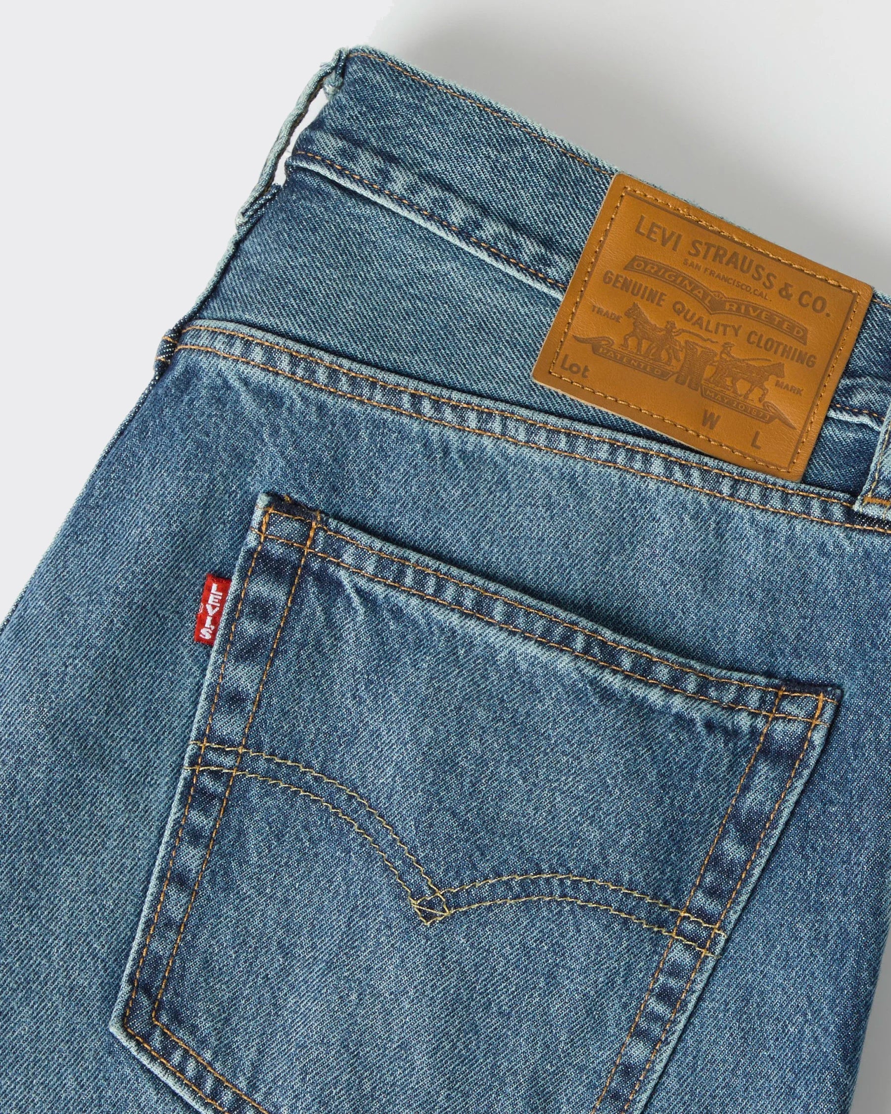 Jeans 578 Baggy Varnished Tarnish Blu Med Indigo