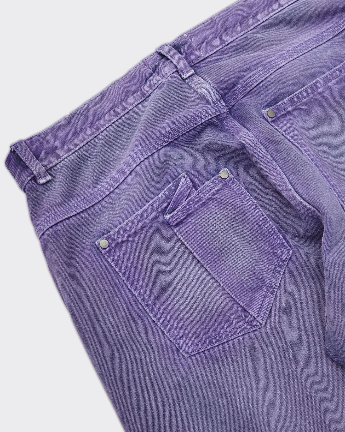 SUPER LOOSE FIT DYED Jeans Purple