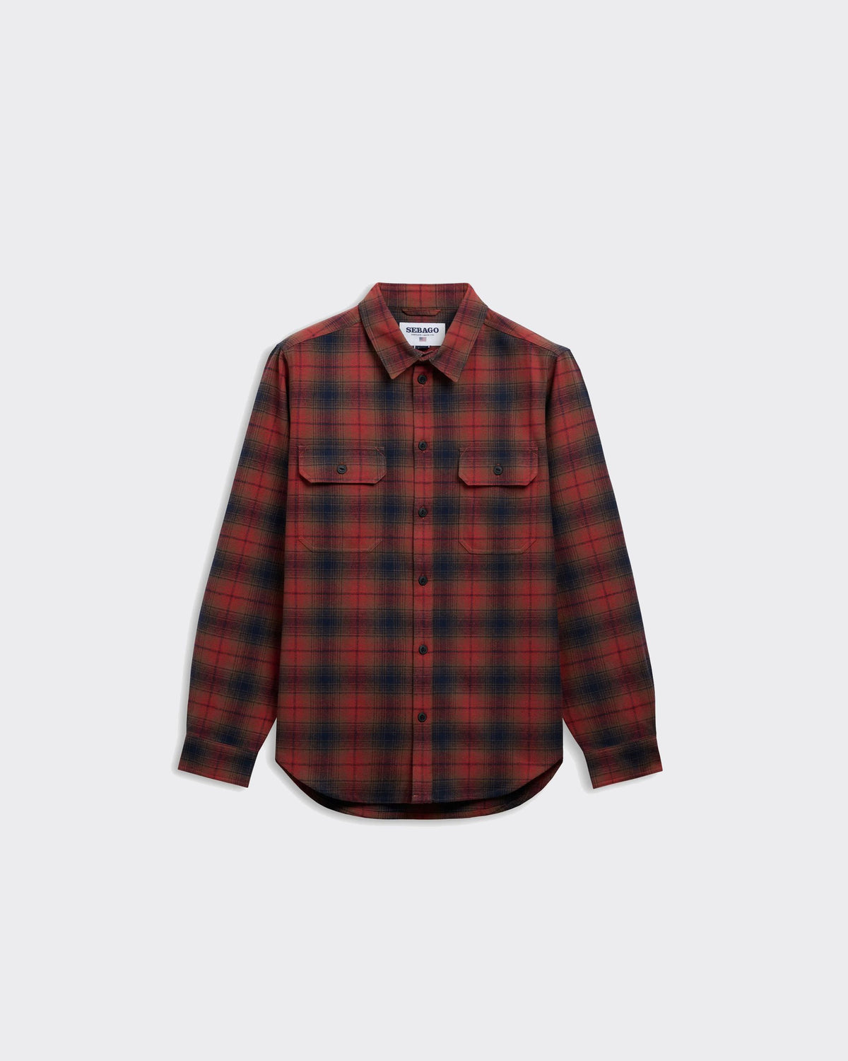 Camicia Mizzen Marrone/Rossa/Arancione
