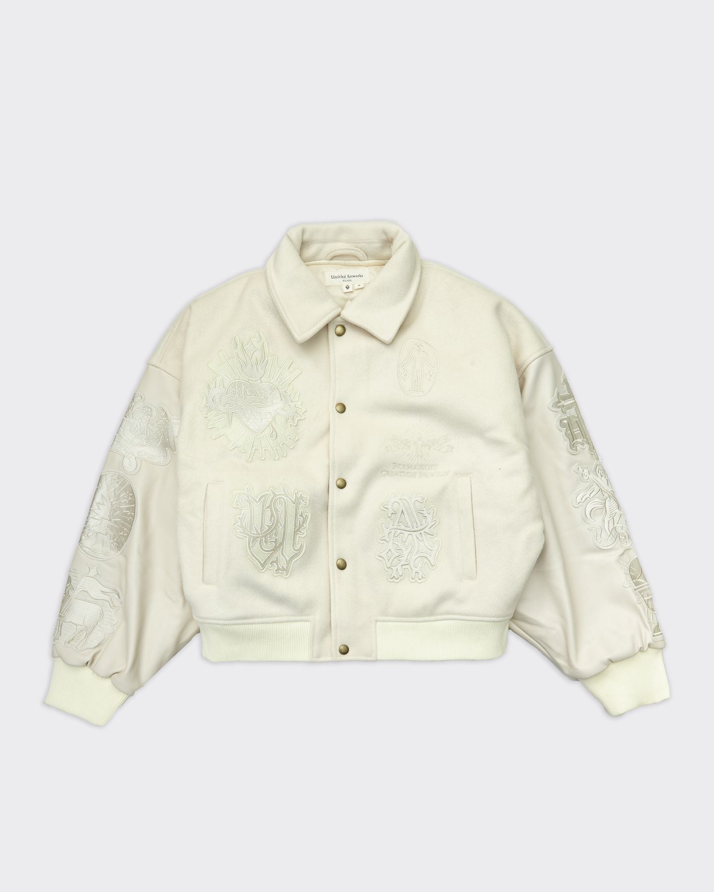 Varsity Angel of Peace Cream Jacket