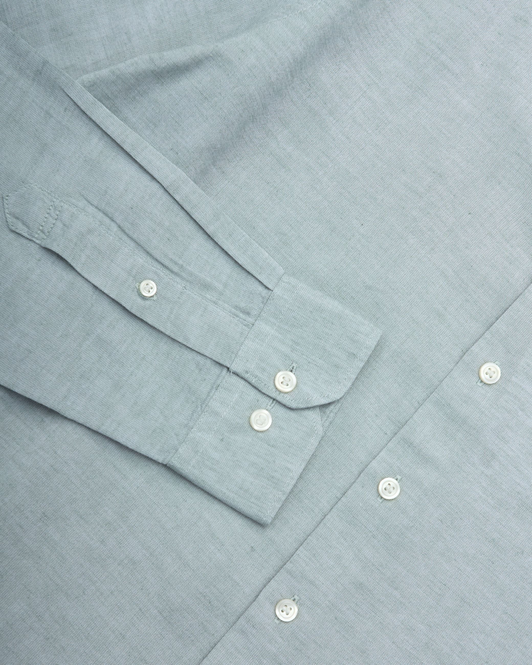 Camicia Reg Leo Light Iceberg Green