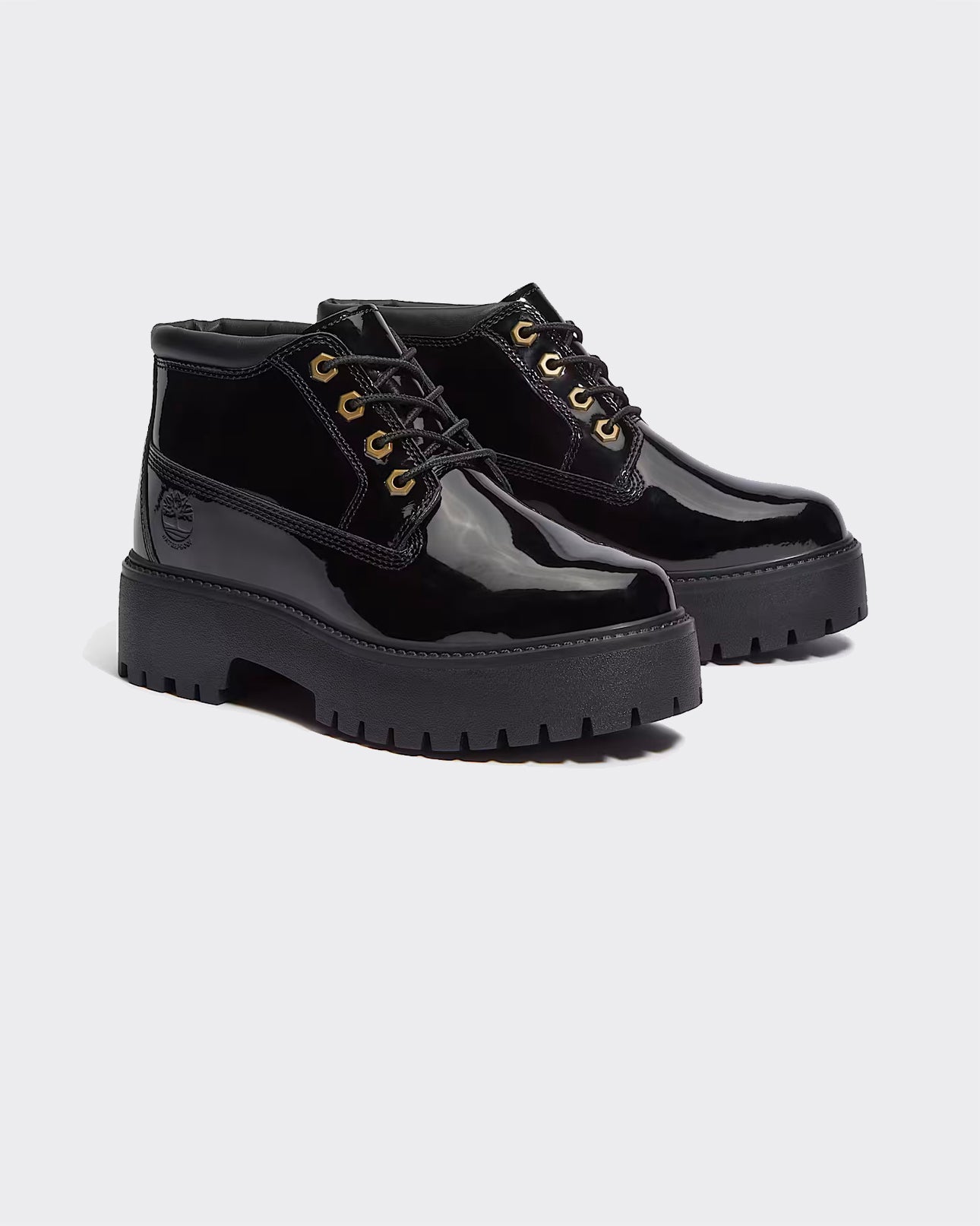 Stivaletto Women's Stone Street Waterproof Platform Black Patent