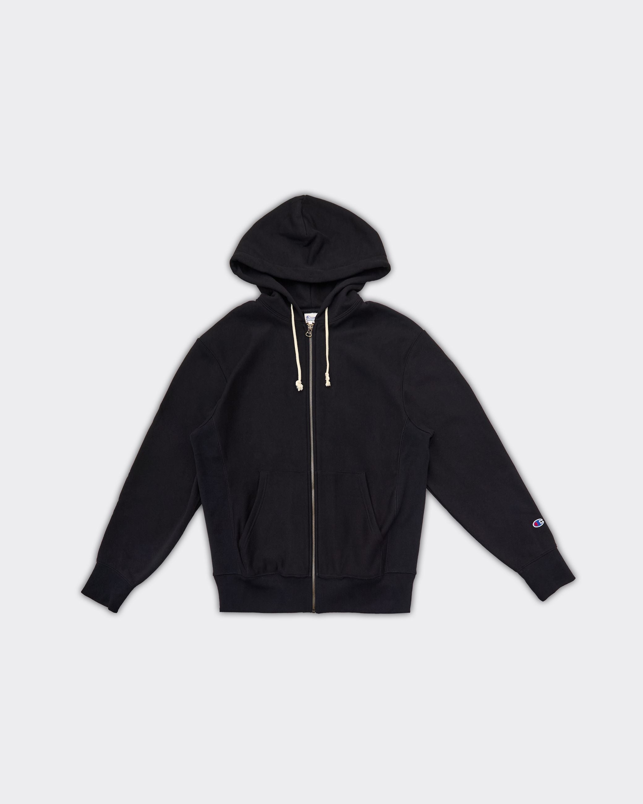 Full Zip Hoodie Black