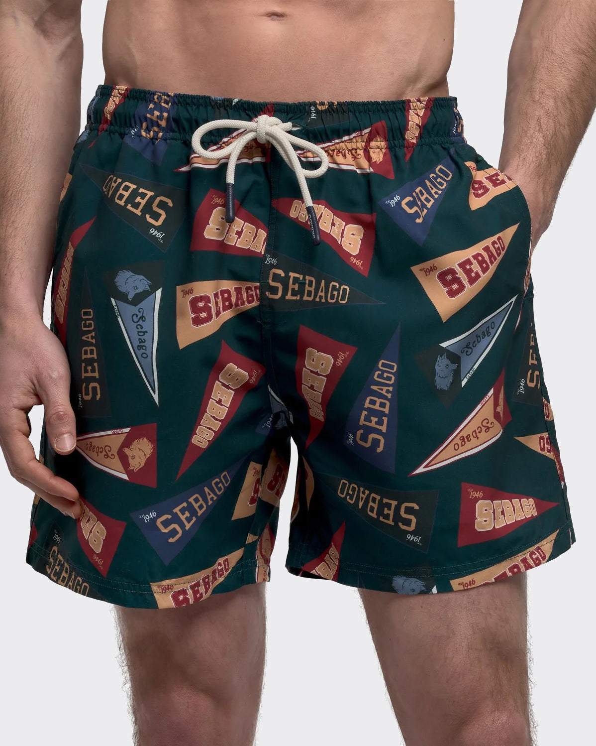 Shorts Sandbeach Fancy Pennant Green