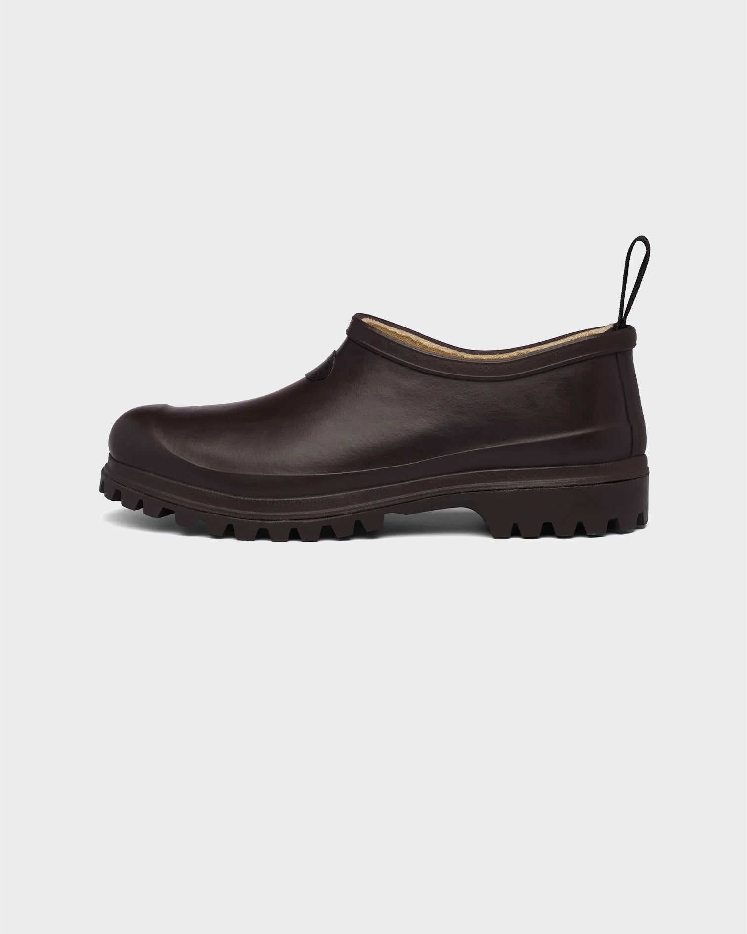 Scarpa Mule Rubber Marrone