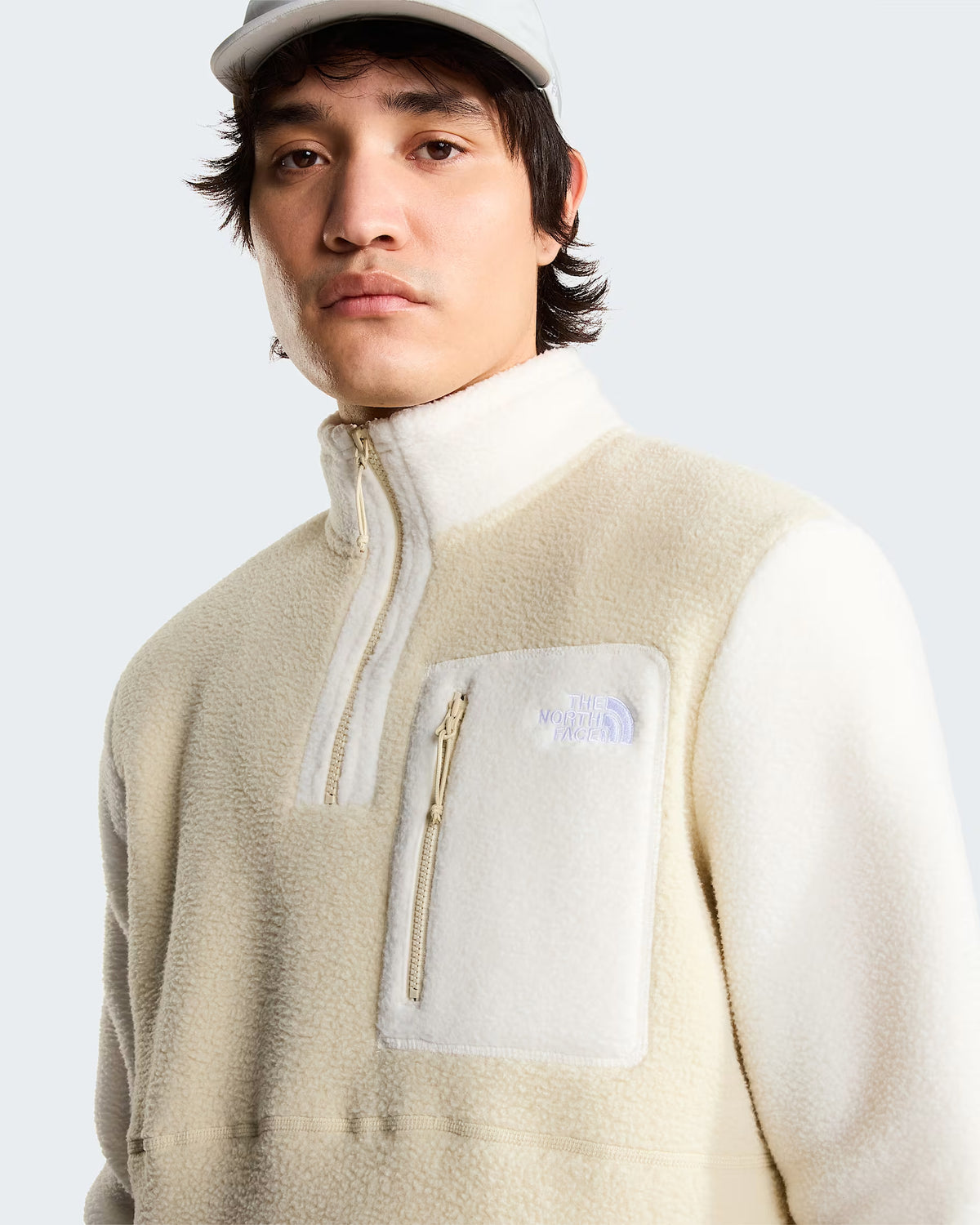 Giacca Yumori 1/4 Zip Desert Stone/White Dune