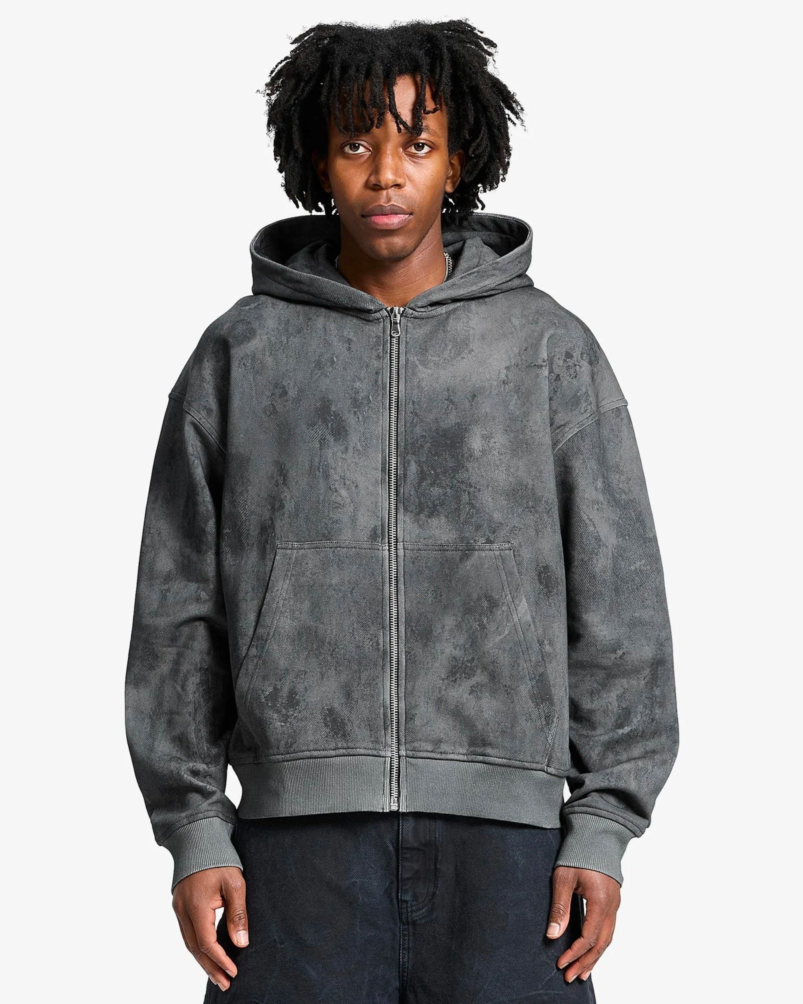 Felpa Con Cappuccio Zip Dèliria Nera