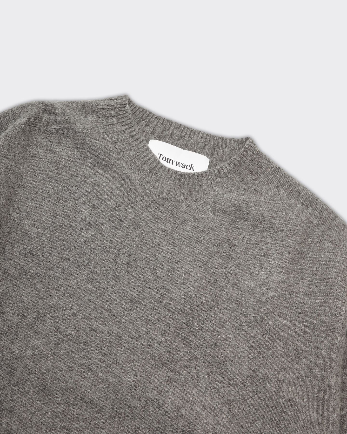 Maglione Grigio CASHMERE SADDLE NECK Grigio