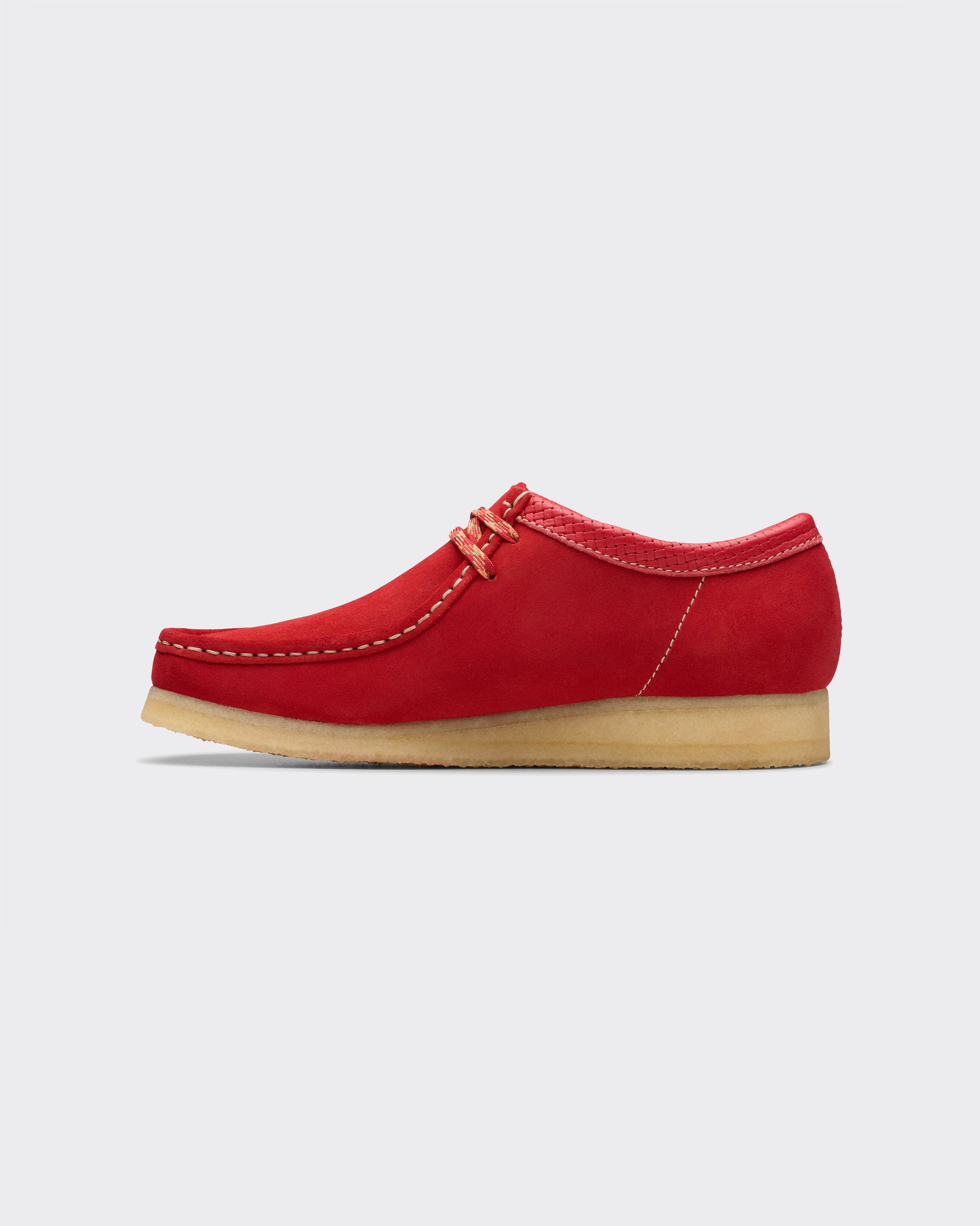 Sneakers Wallabee Suede Rosse