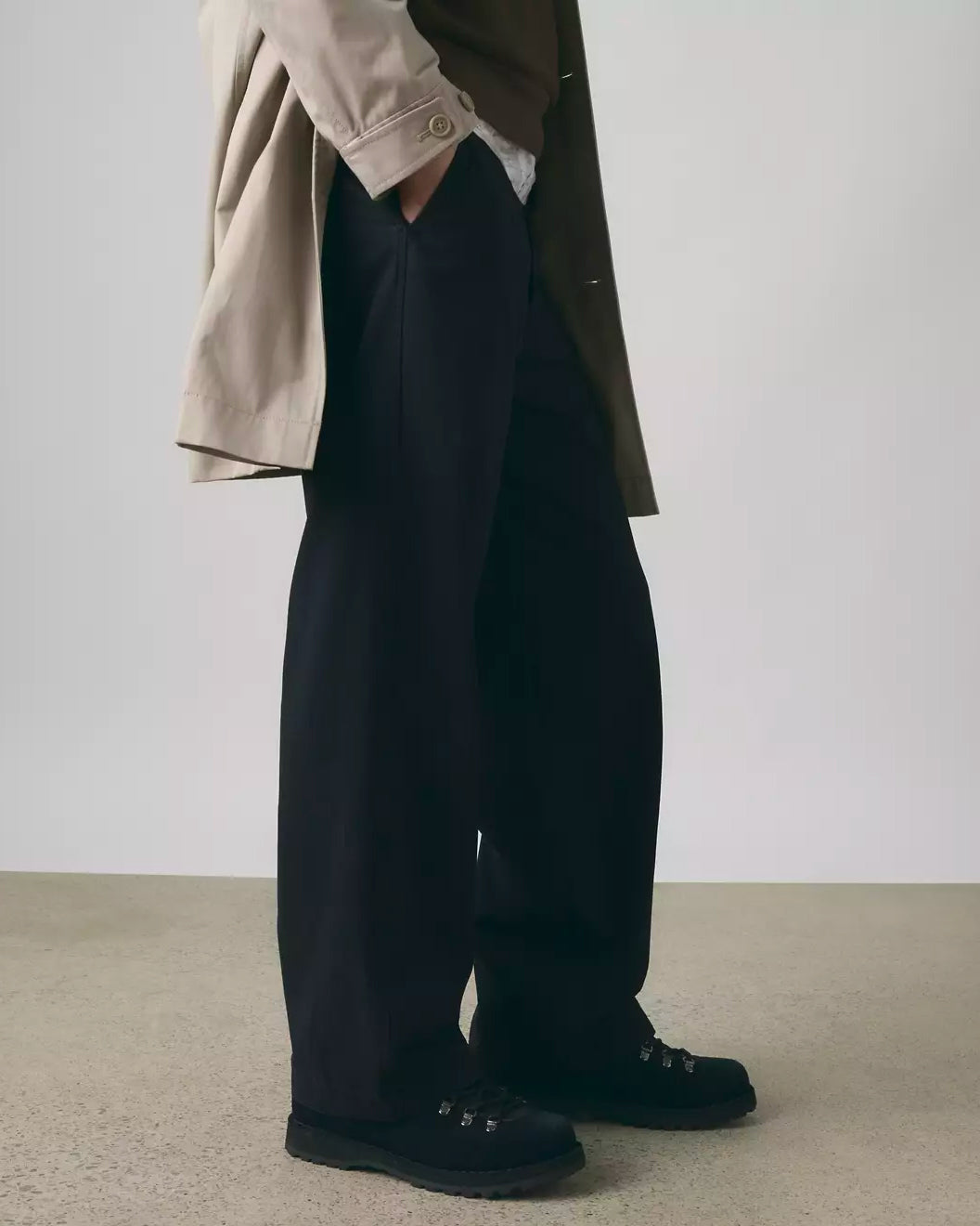 Pantalone Chino Baggy Mineral Nero