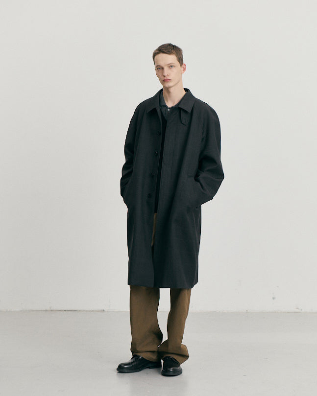 Cappotto Mac H-Line  Wool Check Marrone