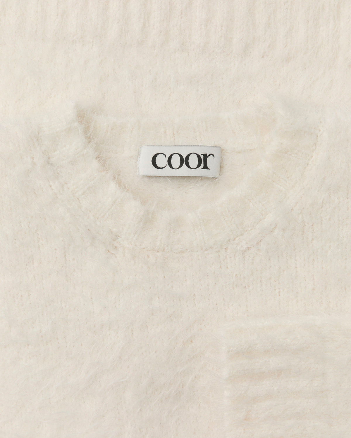 Maglione Maxi Alpaca Blend Hairy Ivory