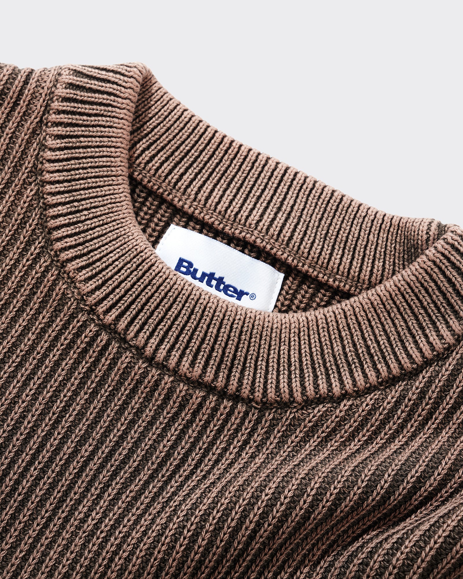 Maglione Knit Bleach Marrone