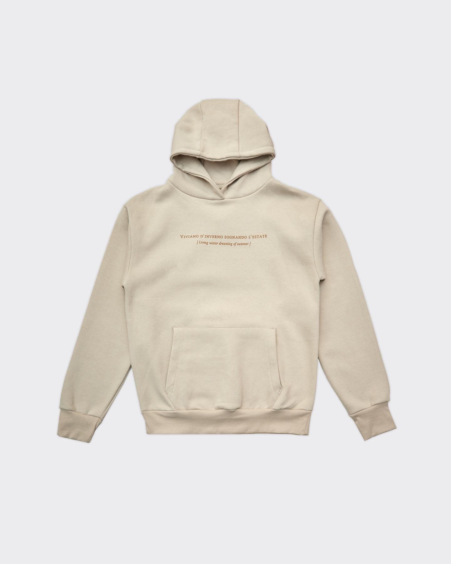 Hoodie Viviamo Crema