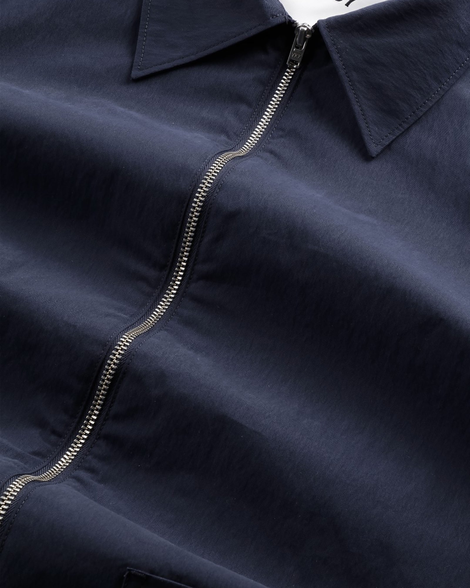 Virgil Zip Navy Blue Shirt