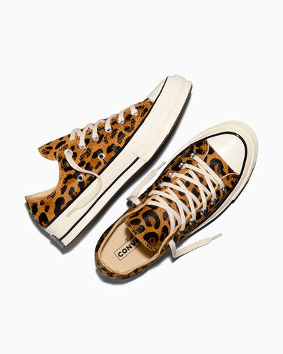 Sneakers Chuck 70 Leopard-Print Pony Hair Brown/Honey Stick/Egret