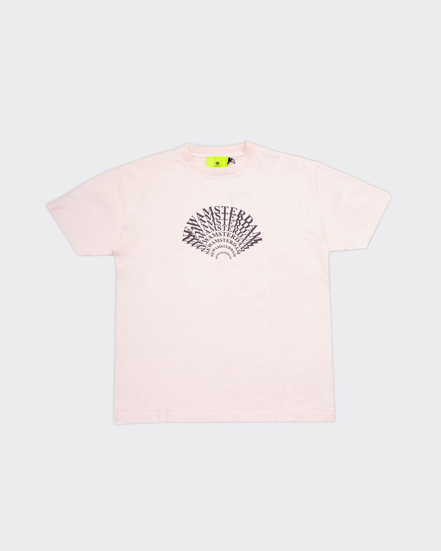 T-Shirt Letter Oyster Rosa