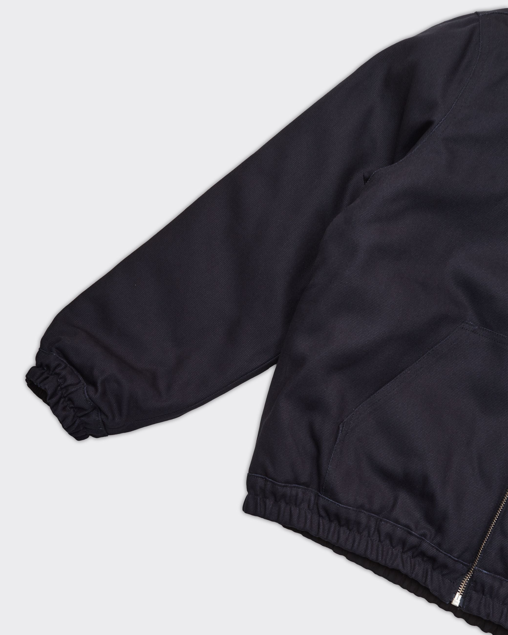 Navy Hooded Reversible Jacket