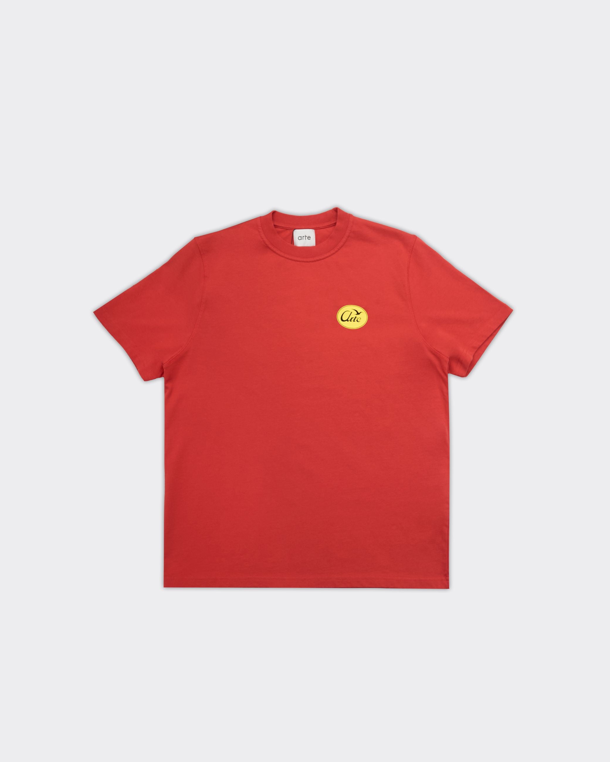 T-Shirt Small Bird Rosso