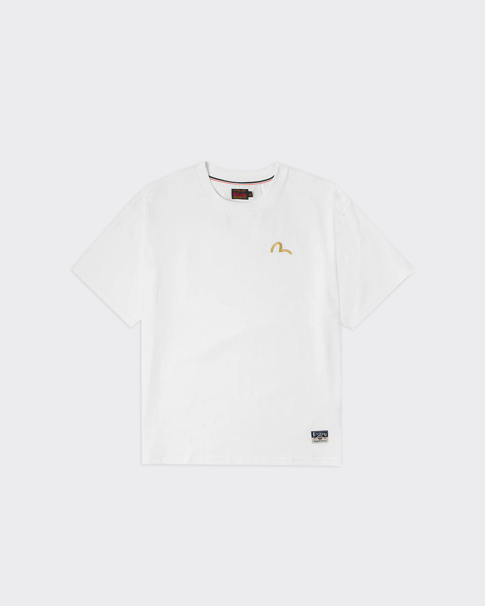 T-Shirt Seagull Embroidery Bianca