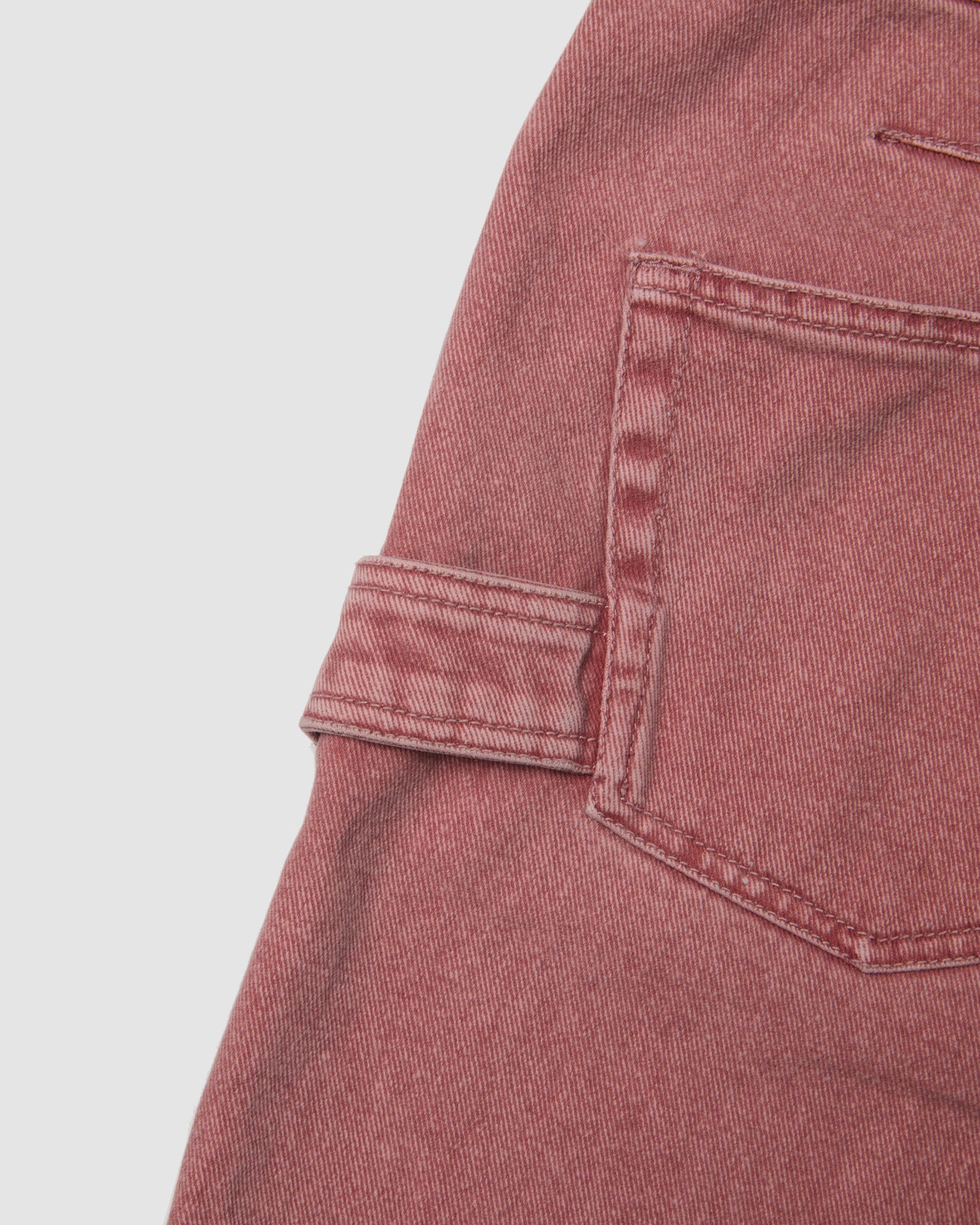 Shorts Cut Off Washed Light Pink