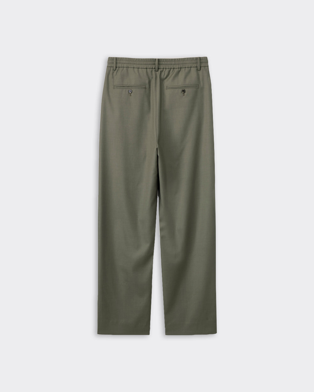 Pantaloni Lounge Wool Slacks Khaki