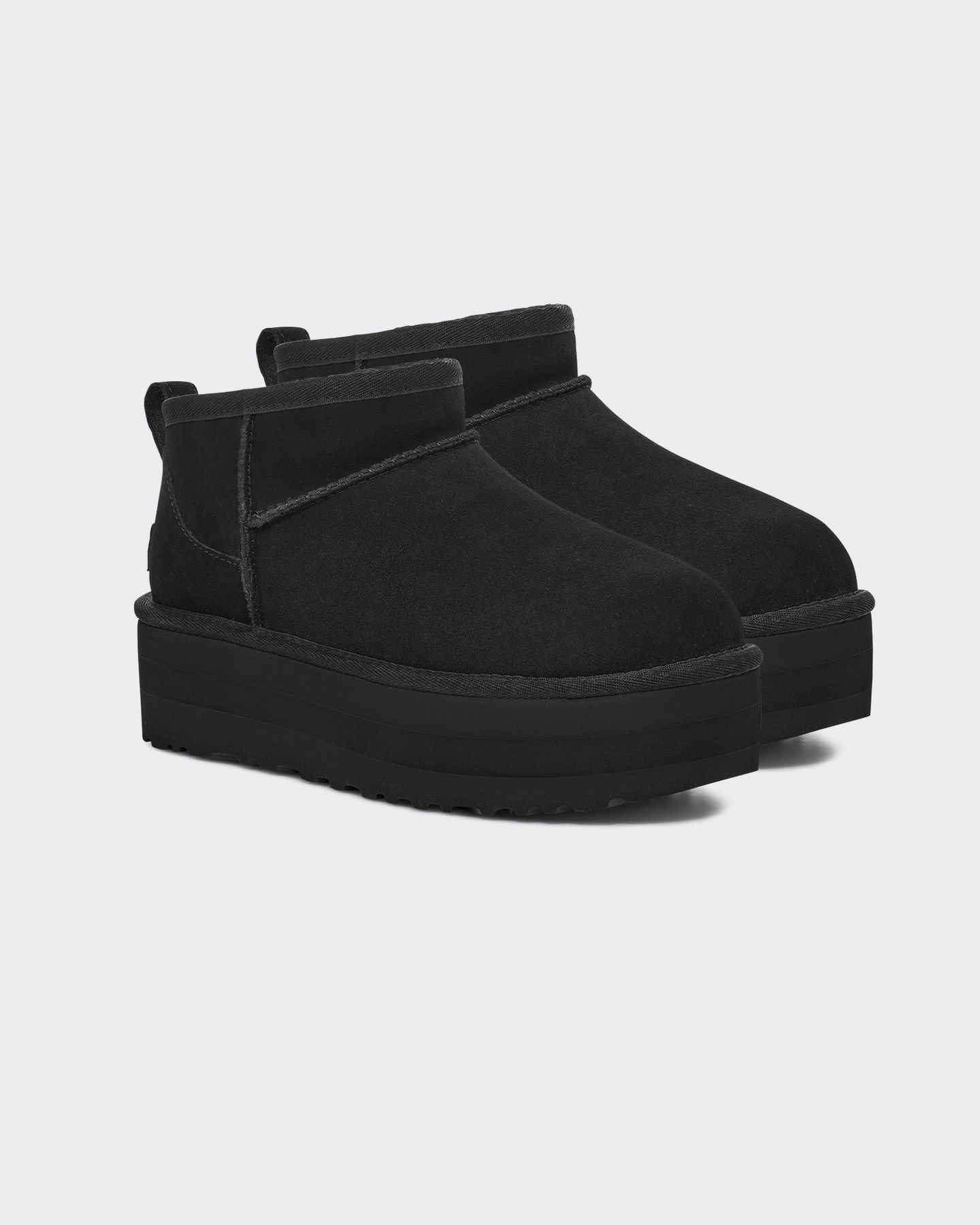 Classic Ultra Mini Platform Boots Black