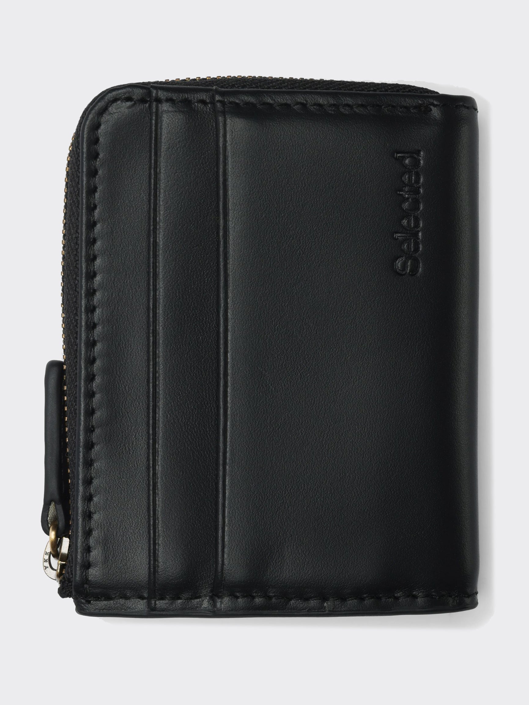 Portafoglio Zip Levi Leather Nero