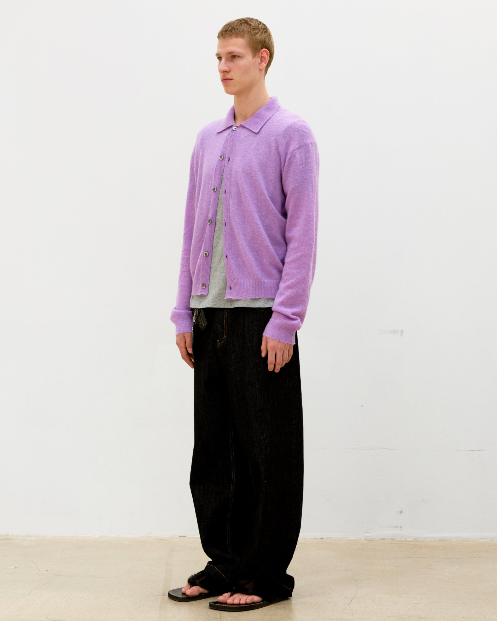 Jeans Baggy Fit Washed Baggy Fit Indigo Blu