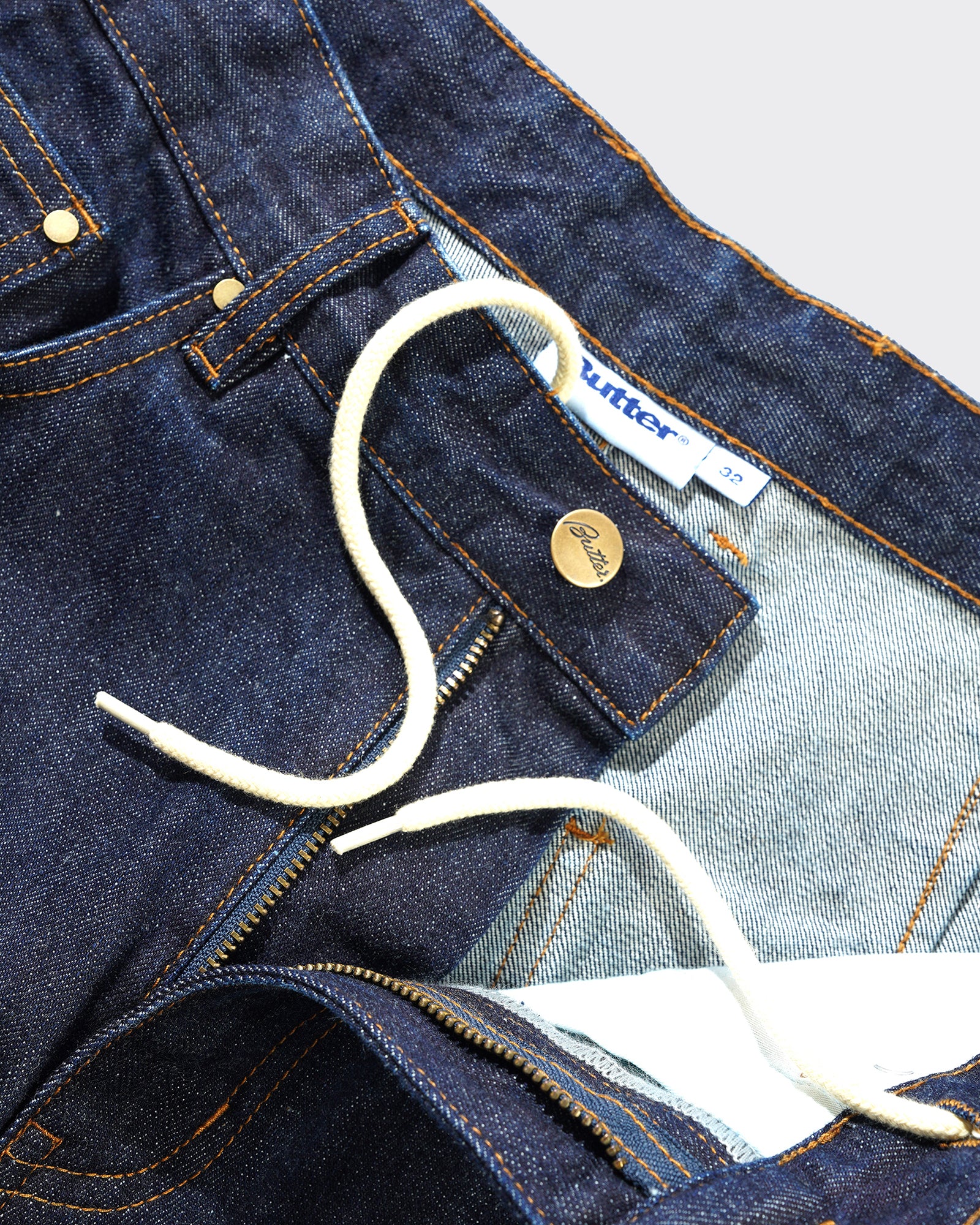 Jeans Wide Cut Denim Selvedge Blue