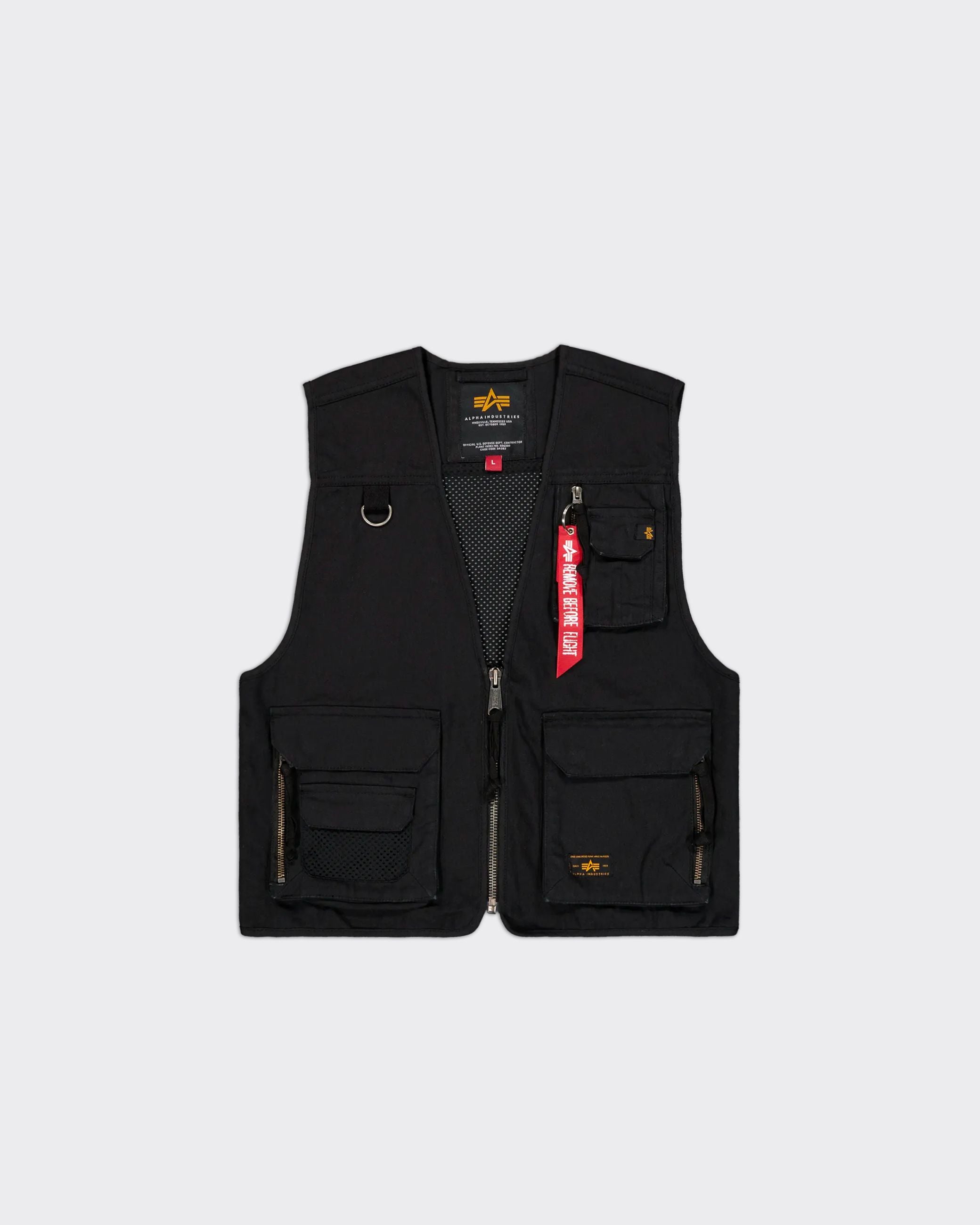 Vest Mesh Utility Nero