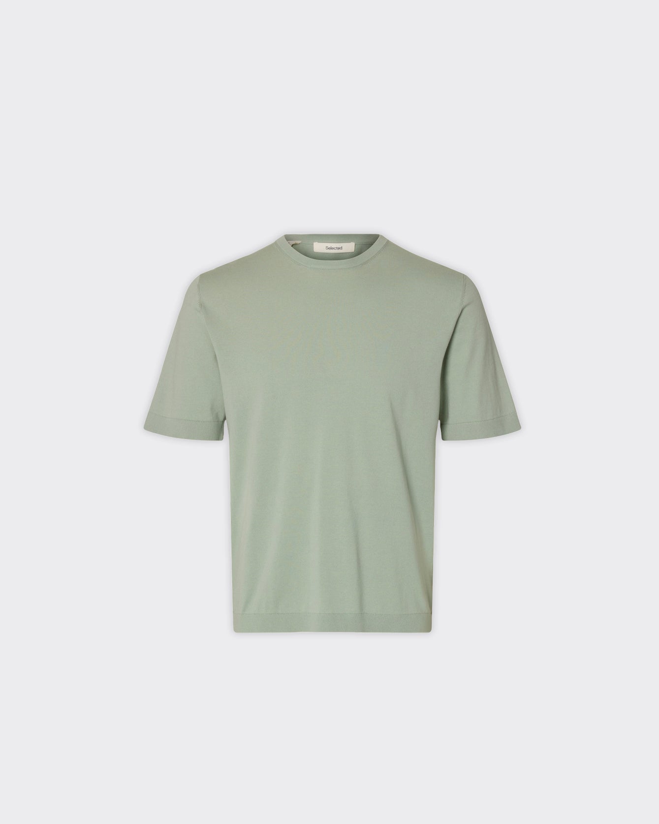 T-Shirt Torino Knit Aqua Gray